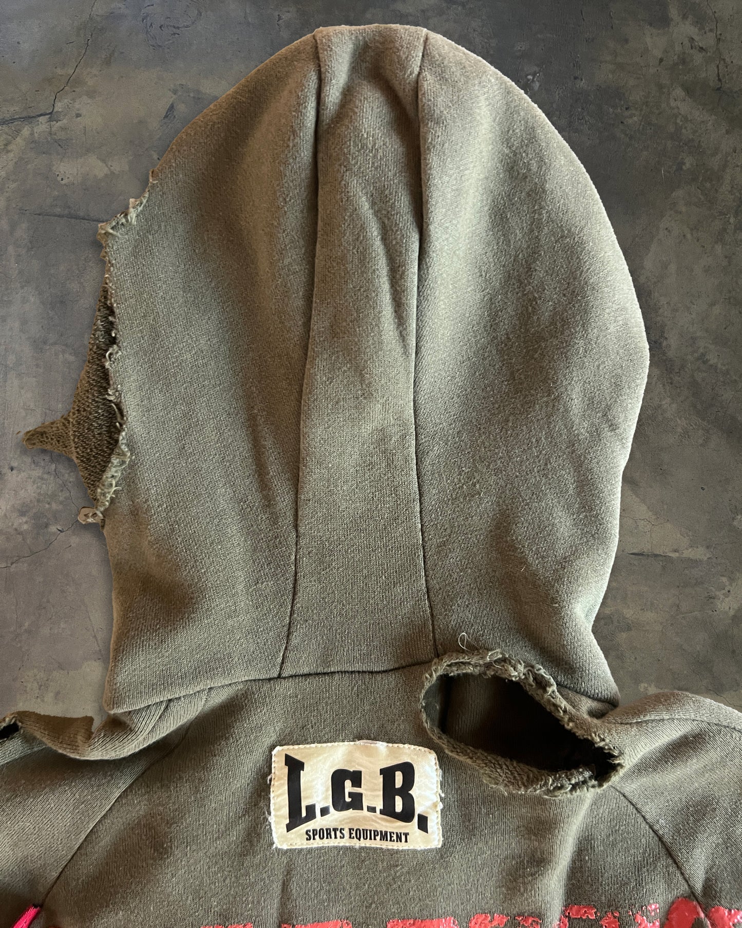 L.G.B "SPIRIT DANCER" DISTRESSED HOODIE