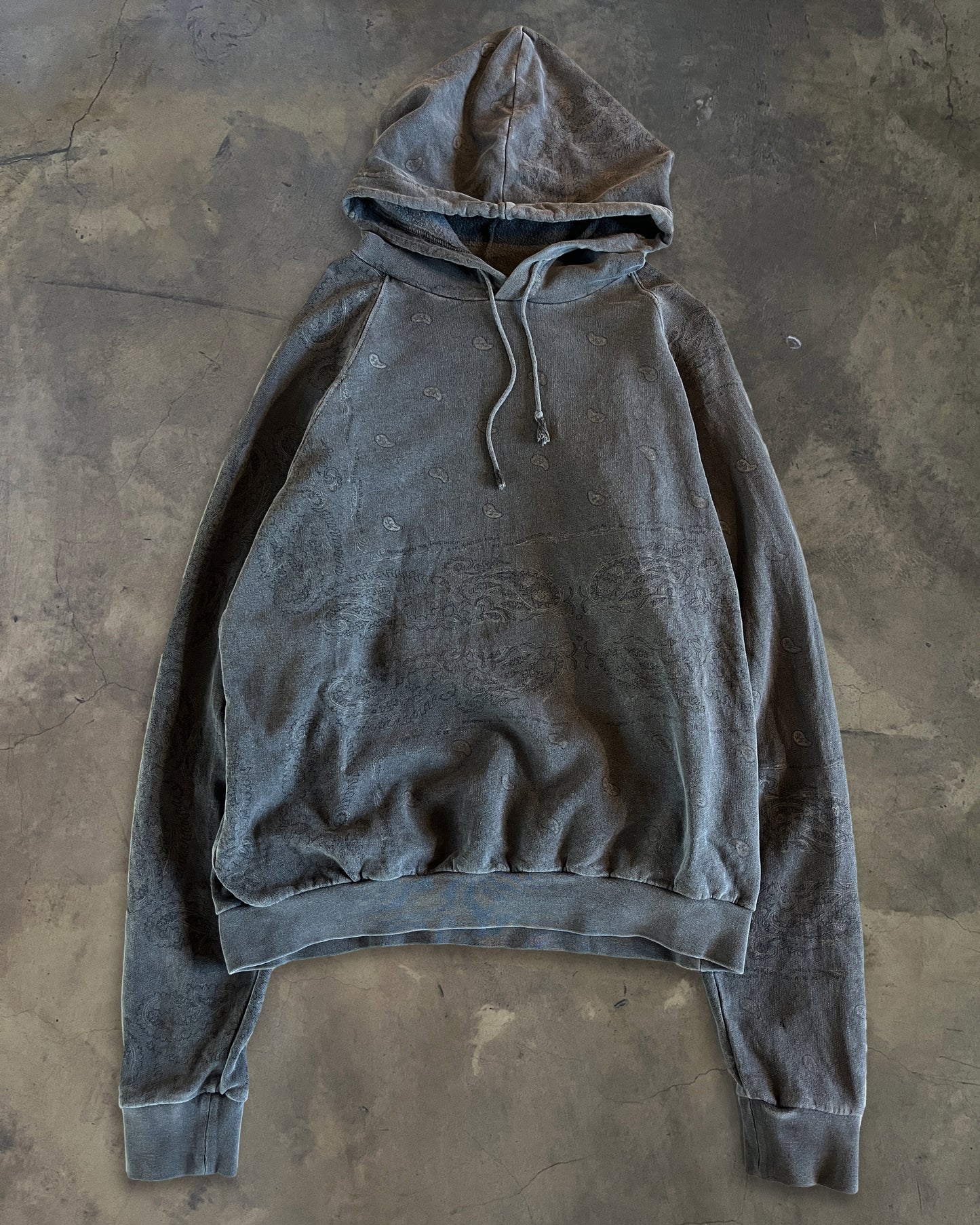 RAF SIMONS AW2004 "WAVES" PAISLEY HOODIE