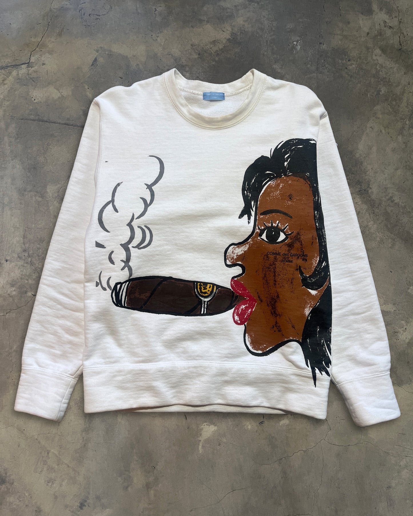 COMME DES GARCONS AD2002 "CUBA" SWEATSHIRT