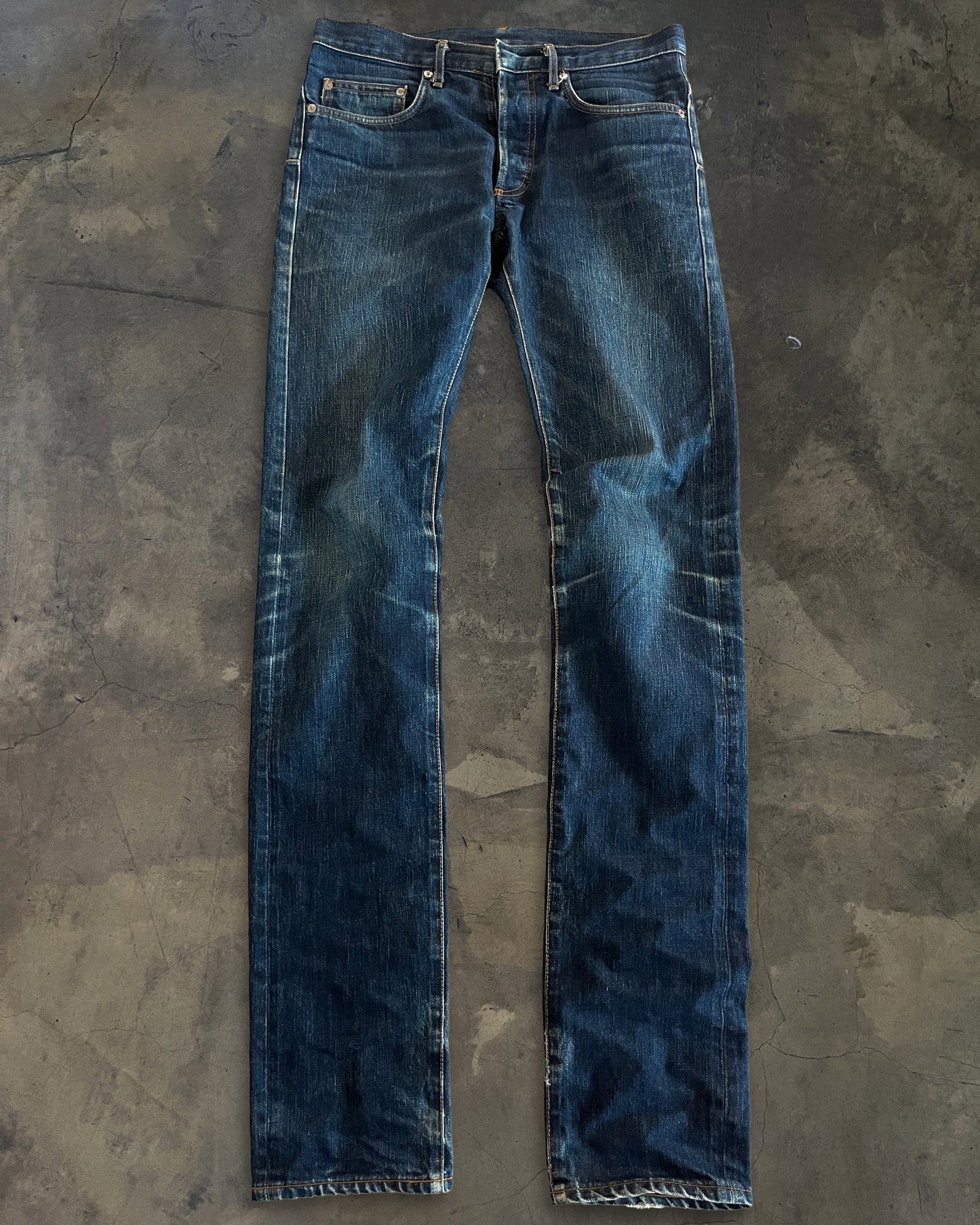 DIOR HOMME SS2006 RAW DENIM JEANS