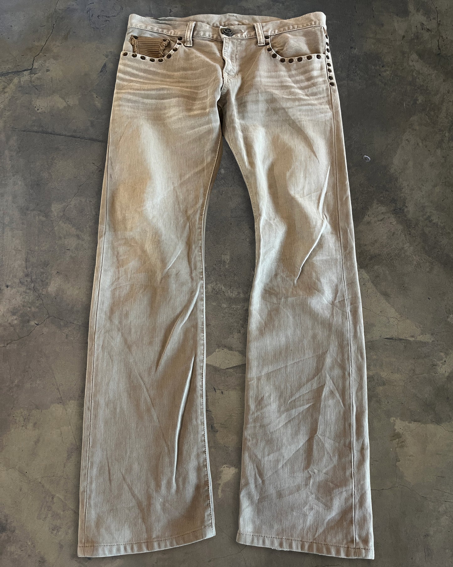 LED RECHWE CORDUROY COWBOY PANTS