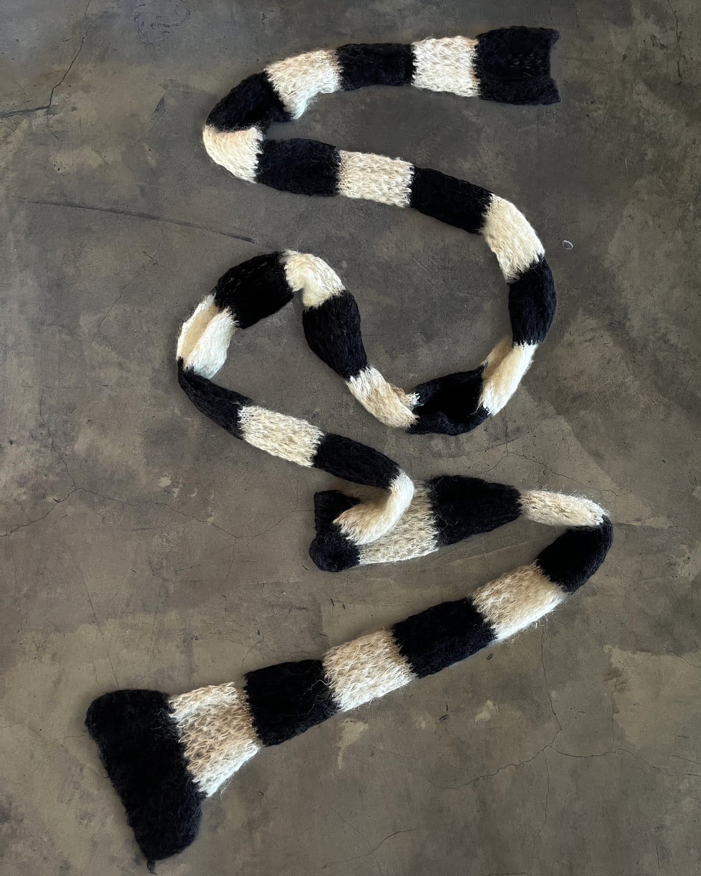 SAINT LAURENT FW2013 RUNWAY MOHAIR SCARF