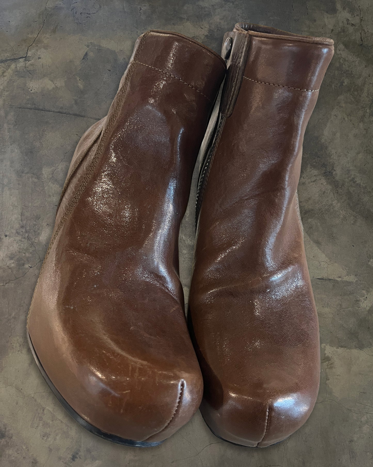RICK OWENS BROWN WEDGES