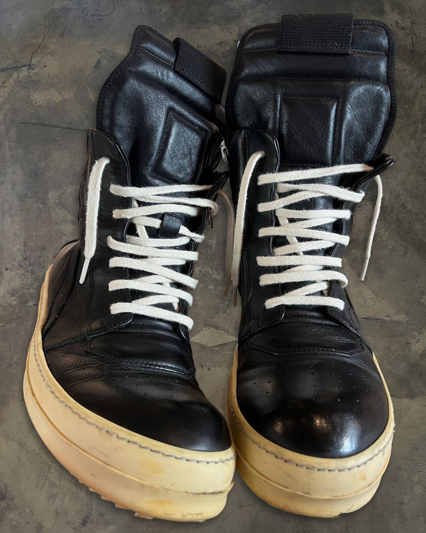 RICK OWENS FW 2016 "MASTODON" GEOBASKETS