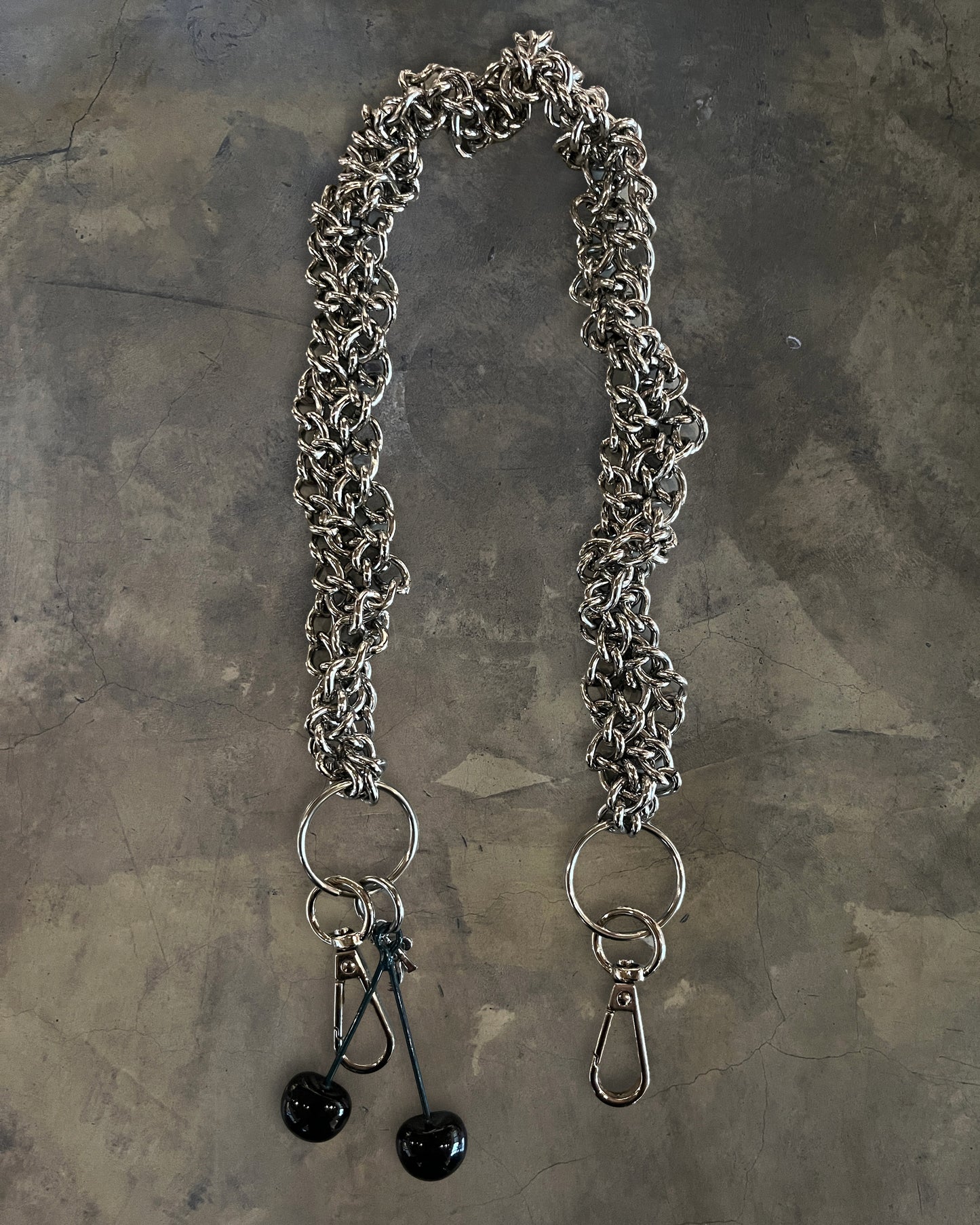 RAF SIMONS AW2019 TWISTED WALLET CHAIN