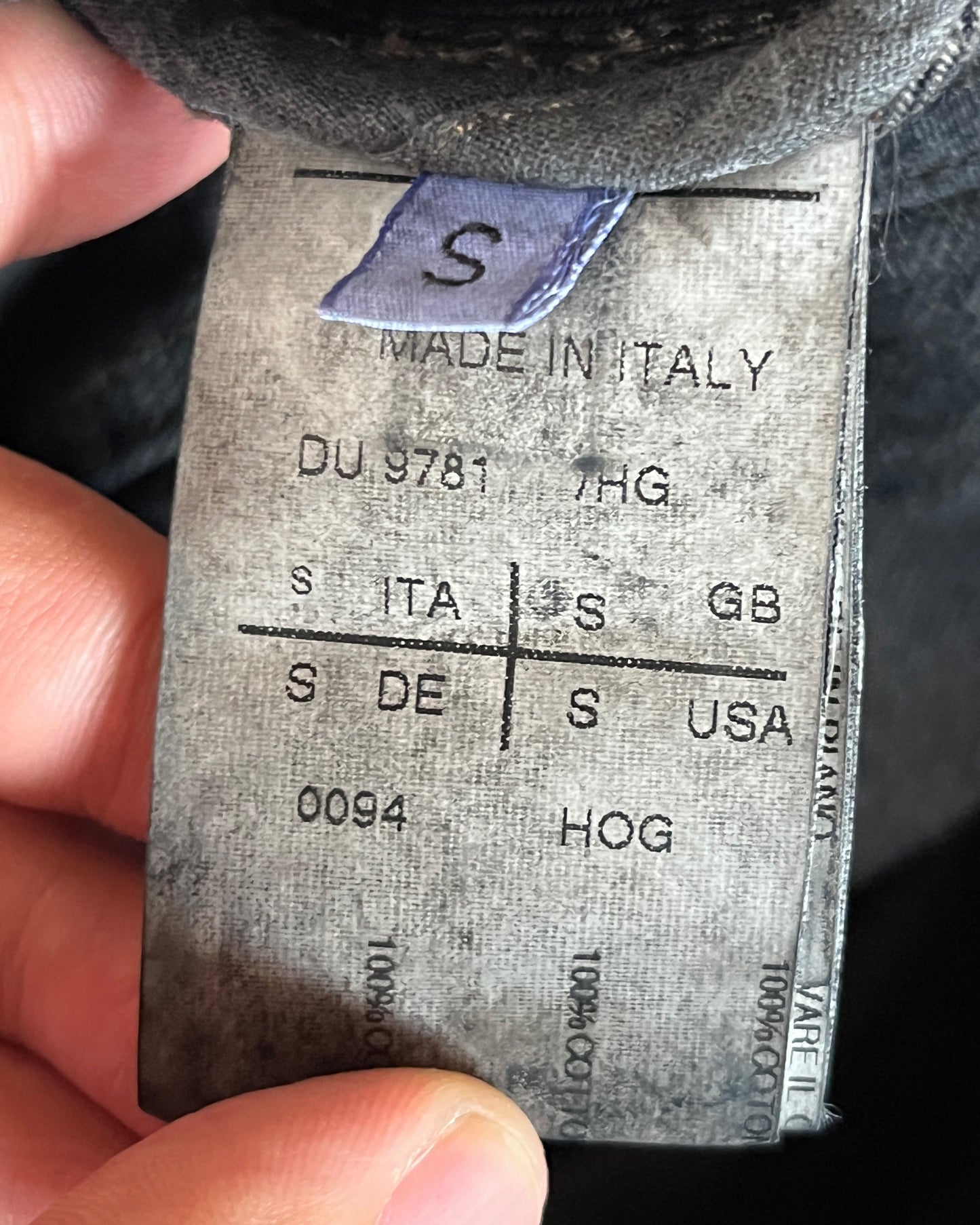 RICK OWENS SS2009 "STRUTTER" HOGWASH SLAVE JACKET