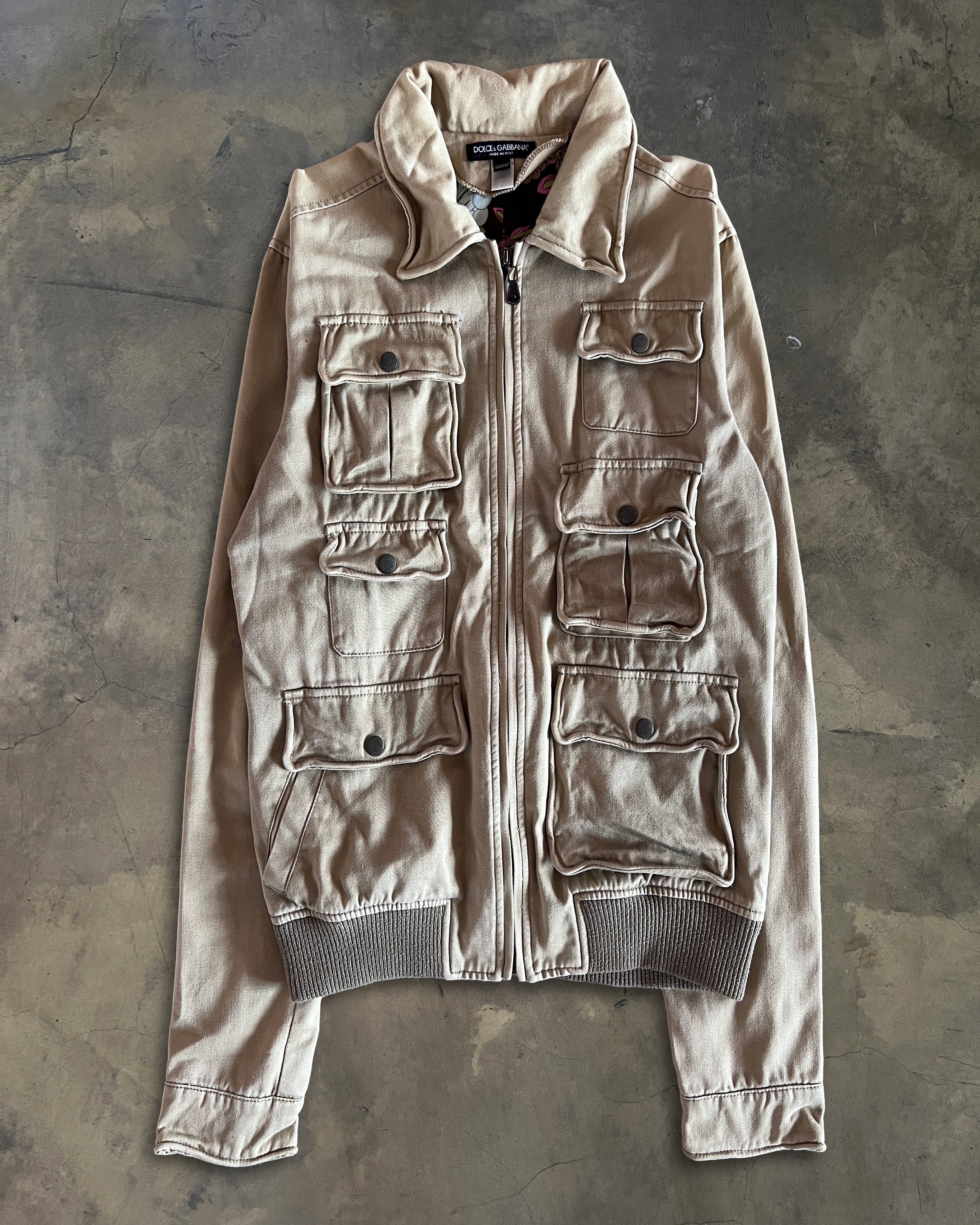 DOLCE & GABBANA AW 2007 SIX POCKETS JACKET – glam archive