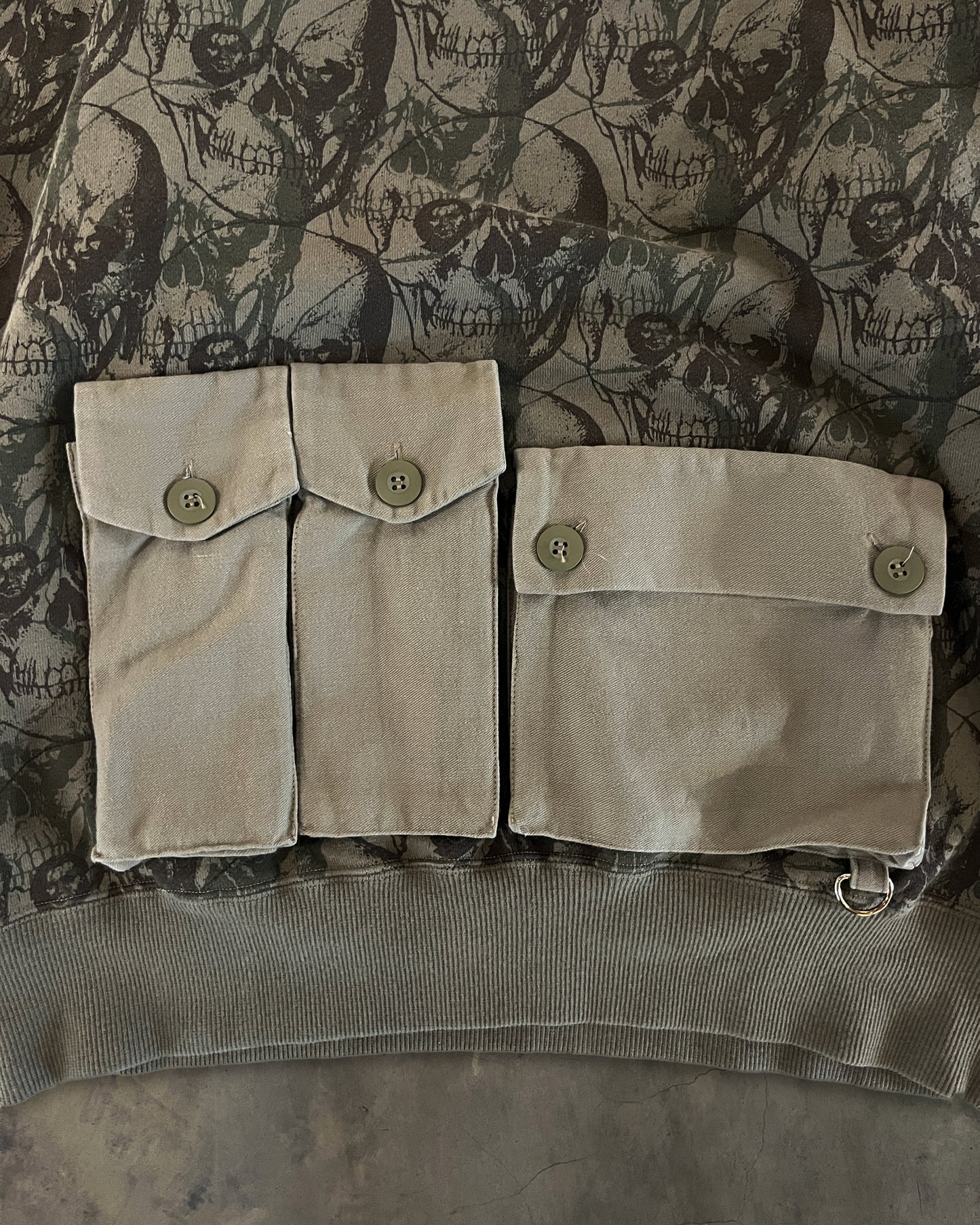 UNDERCOVER AW2003 "PAPERDOLL" BUSH/OSAMA CAMO HOODIE