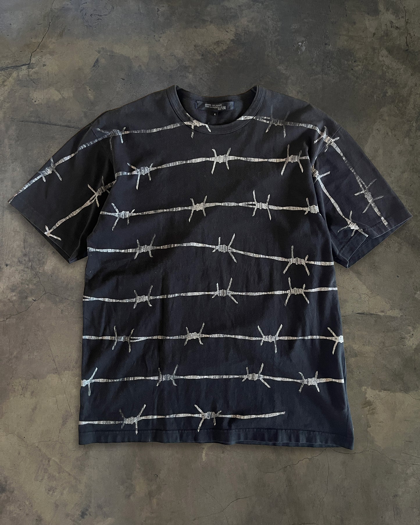 COMME DES GARCONS SS2004 BARBED WIRE TEE