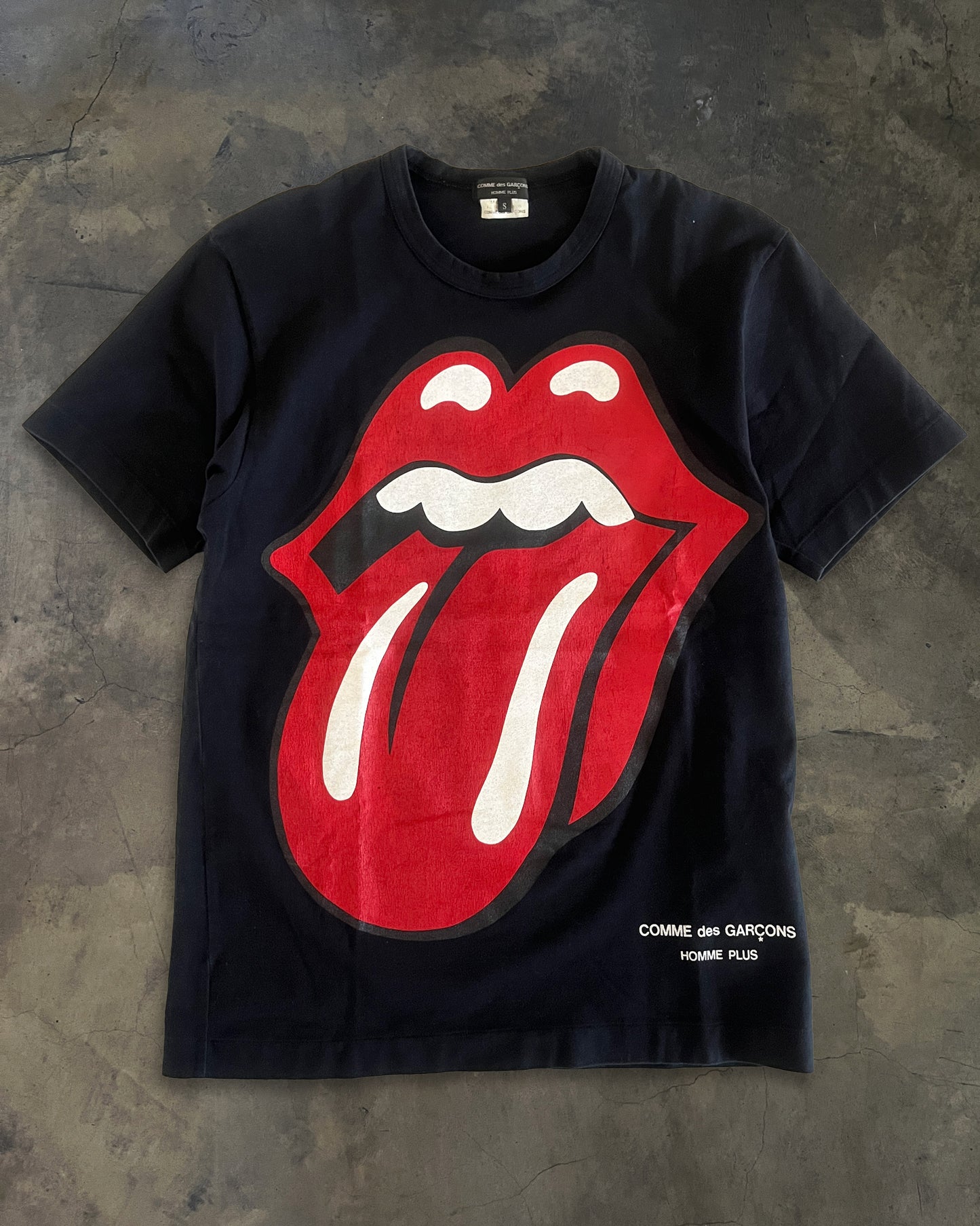 COMME DES GARCONS AD2005 ROLLING STONES TEE