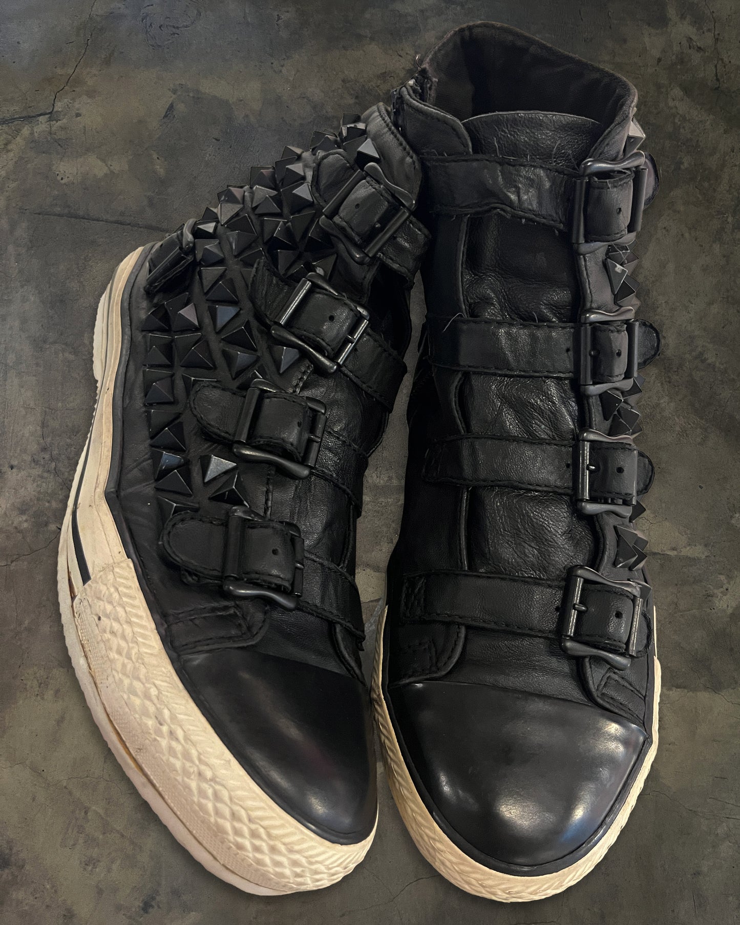 ASH STUDDED HIGH TOP SNEAKERS