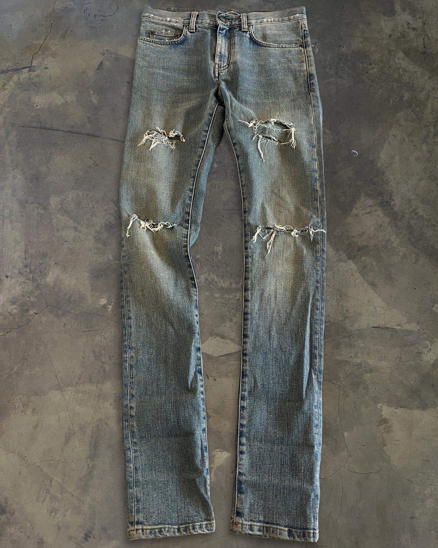 SAINT LAURENT SS2014 MINI CRASH D02 Denim