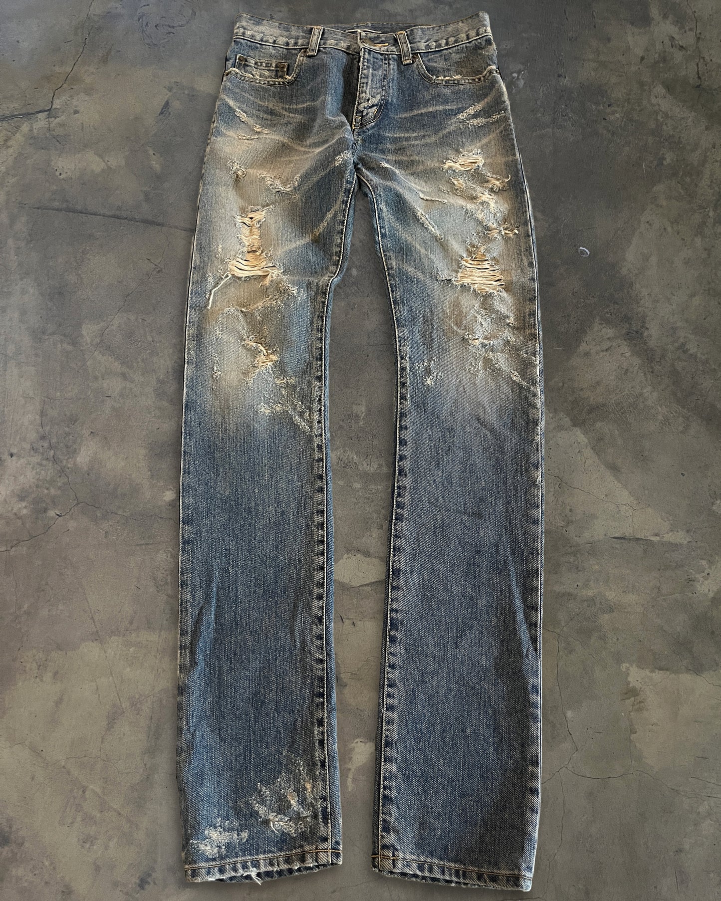 SAINT LAURENT BIG CRASH DISTRESS D02