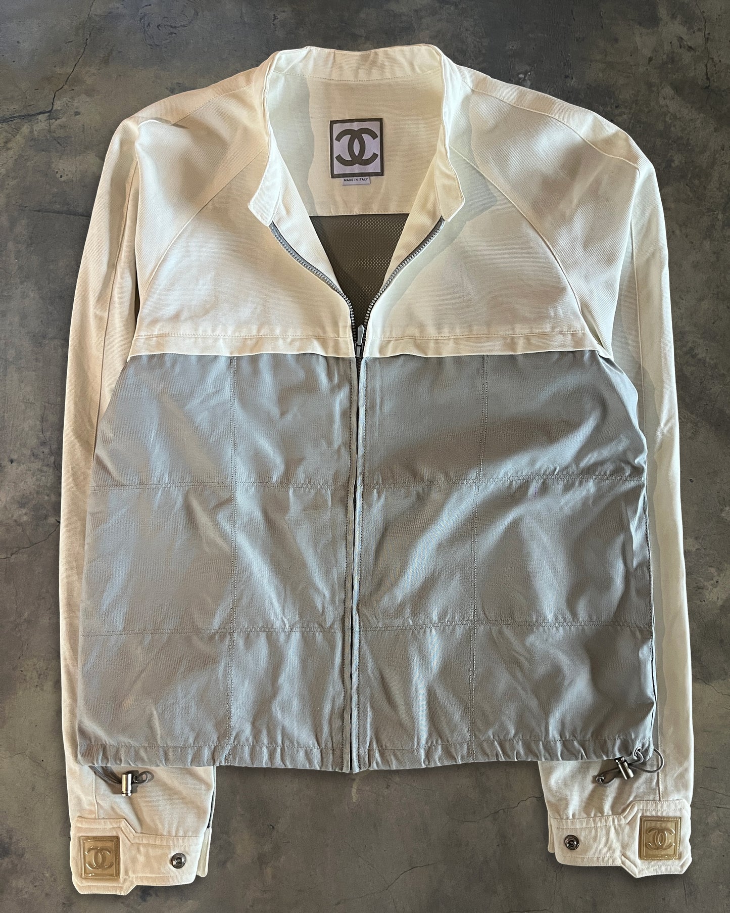 CHANEL SPORT SS2001 BLOUSON TRACK JACKET