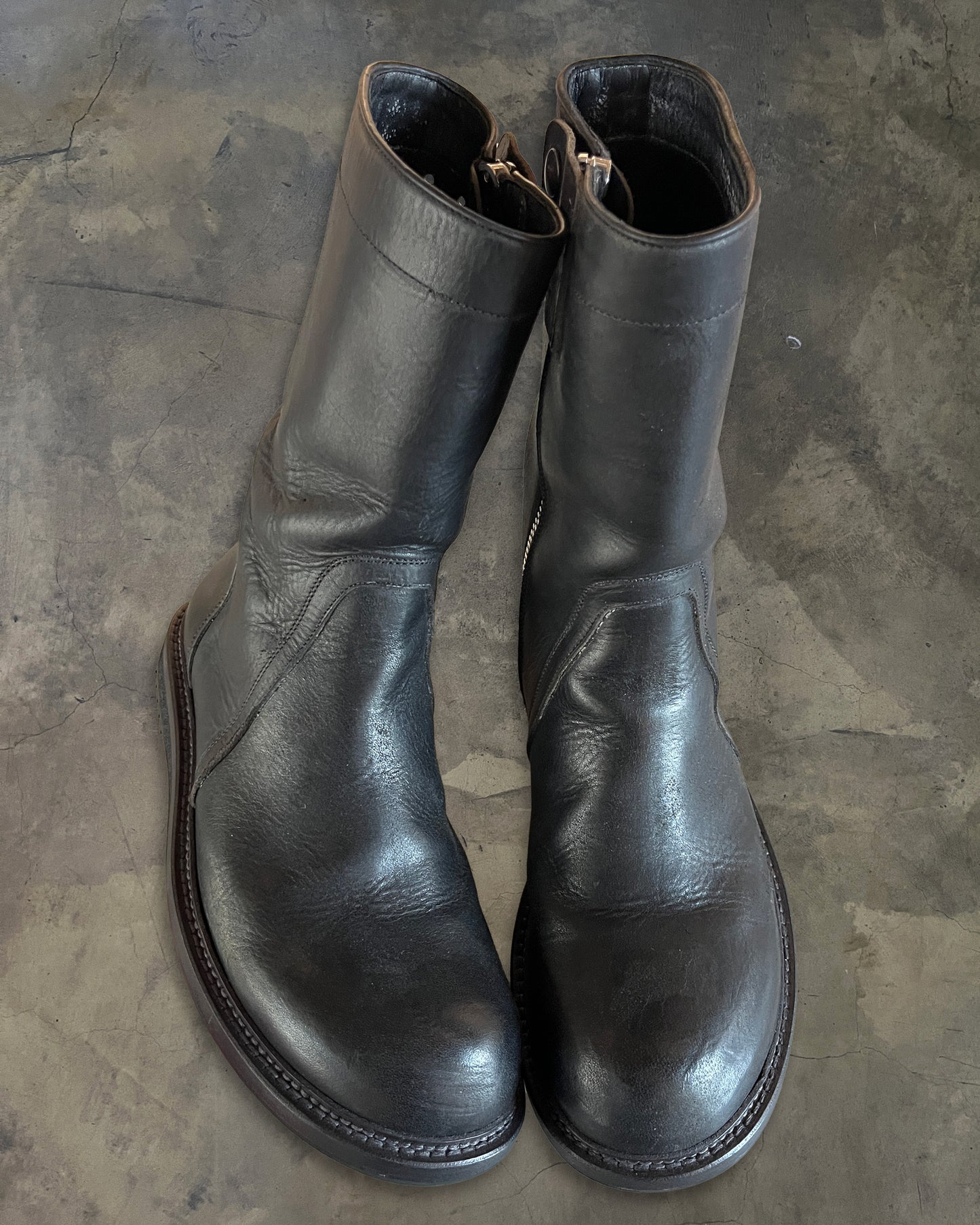 RICK OWENS FW2017 "LARRY" CREEPER BOOTS