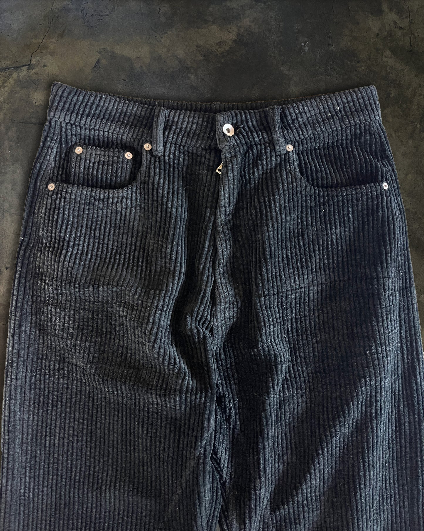 RICK OWENS FW2023 "PORTERVILLE" HEAVY CORDUROY GETH CUT