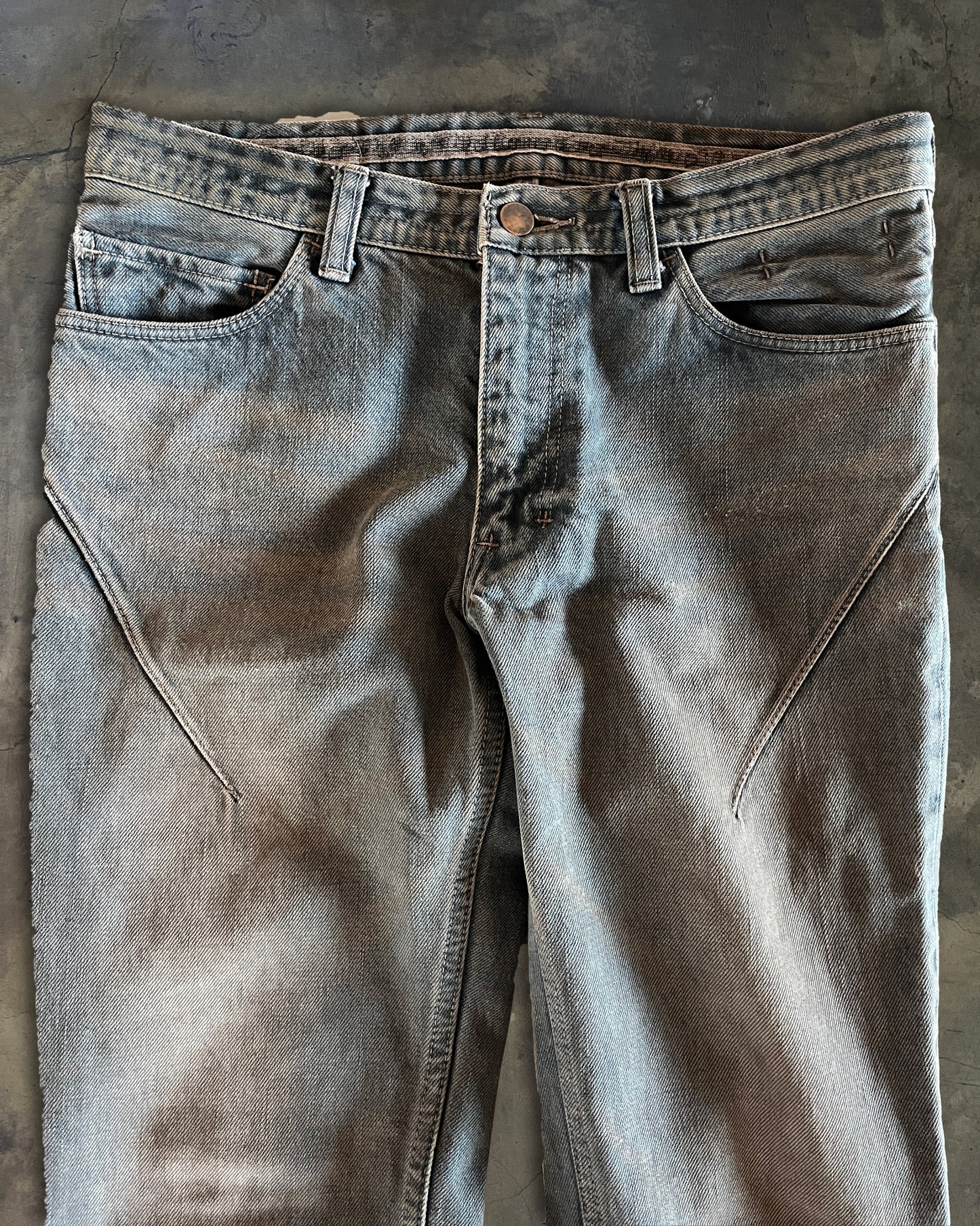 NUMBER (N)INE SS2007 "ABOUT A BOY" MUDWASH PAIN DENIM