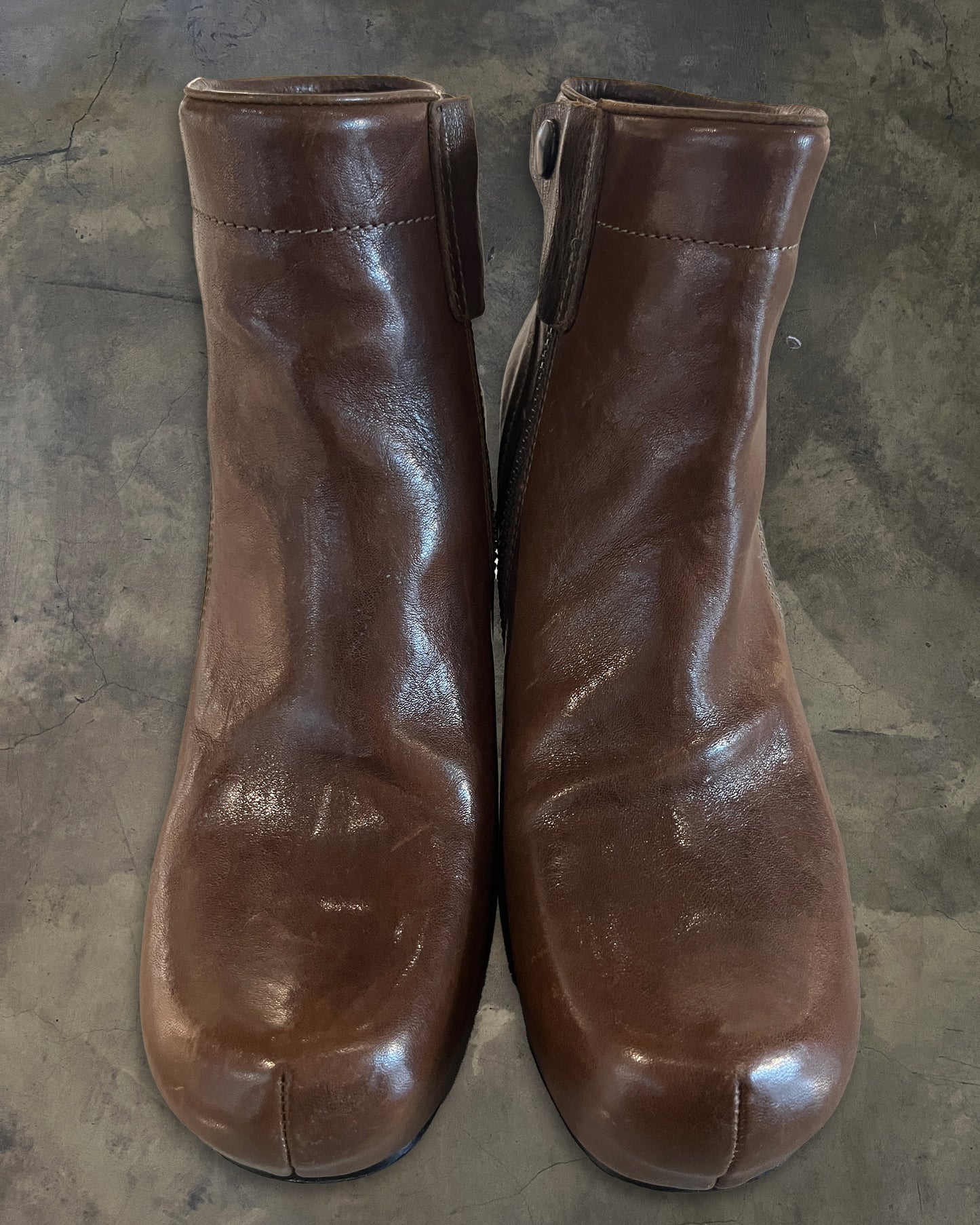 RICK OWENS BROWN WEDGES