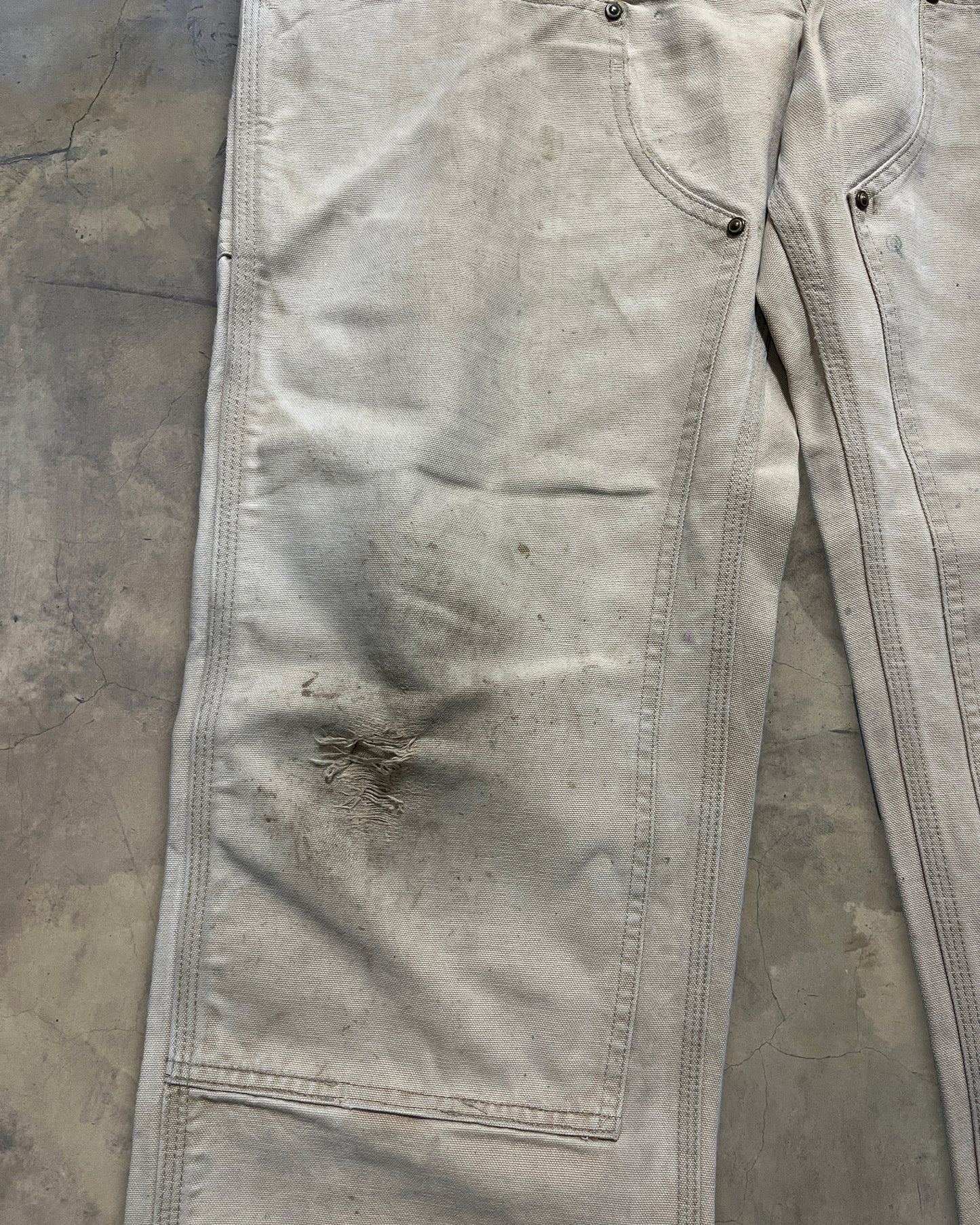 CARHARTT THRASHED DOUBLE KNEE WORK PANTS