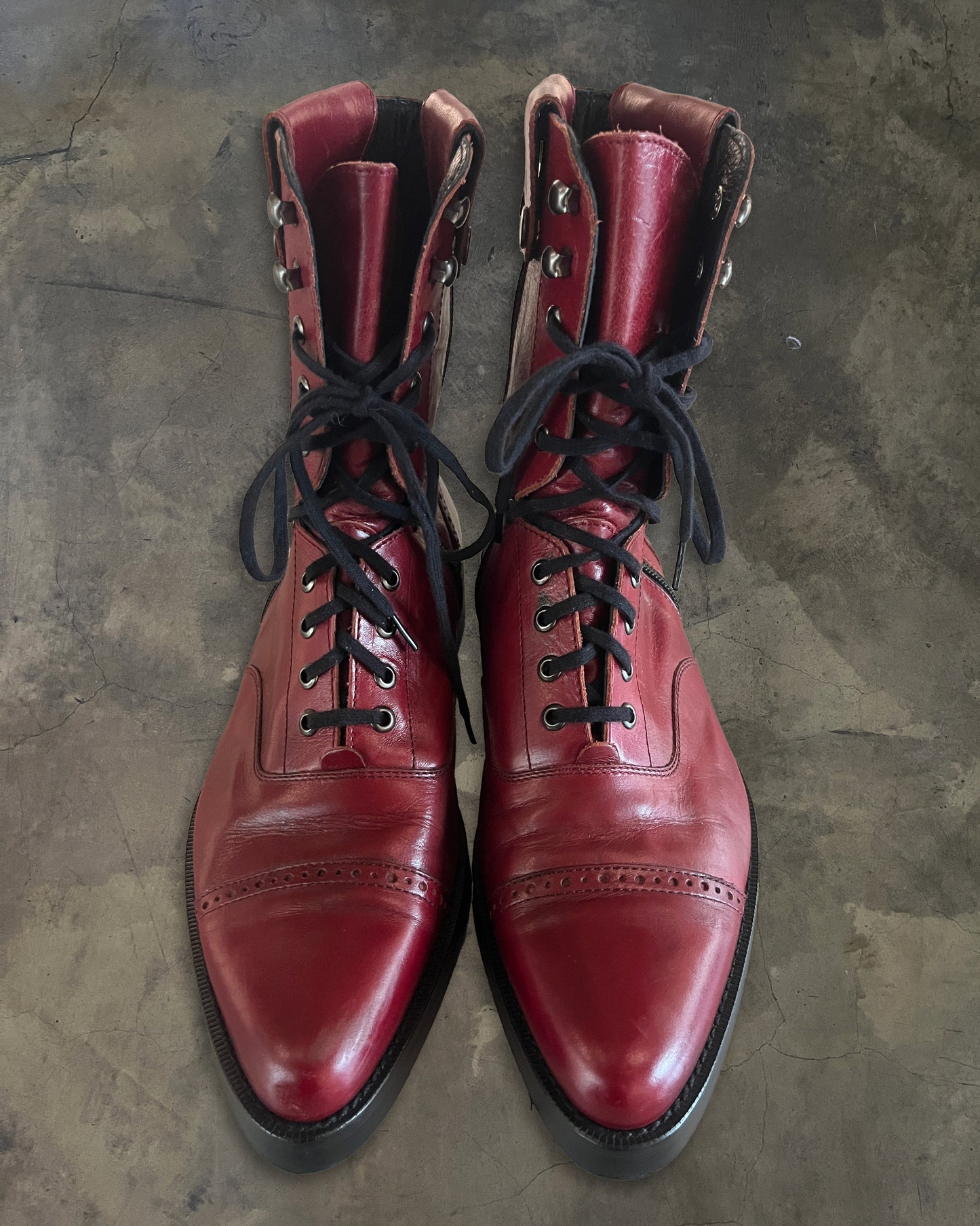 YOHJI YAMAMOTO AW2004 BROGUE MILITARY BOOT