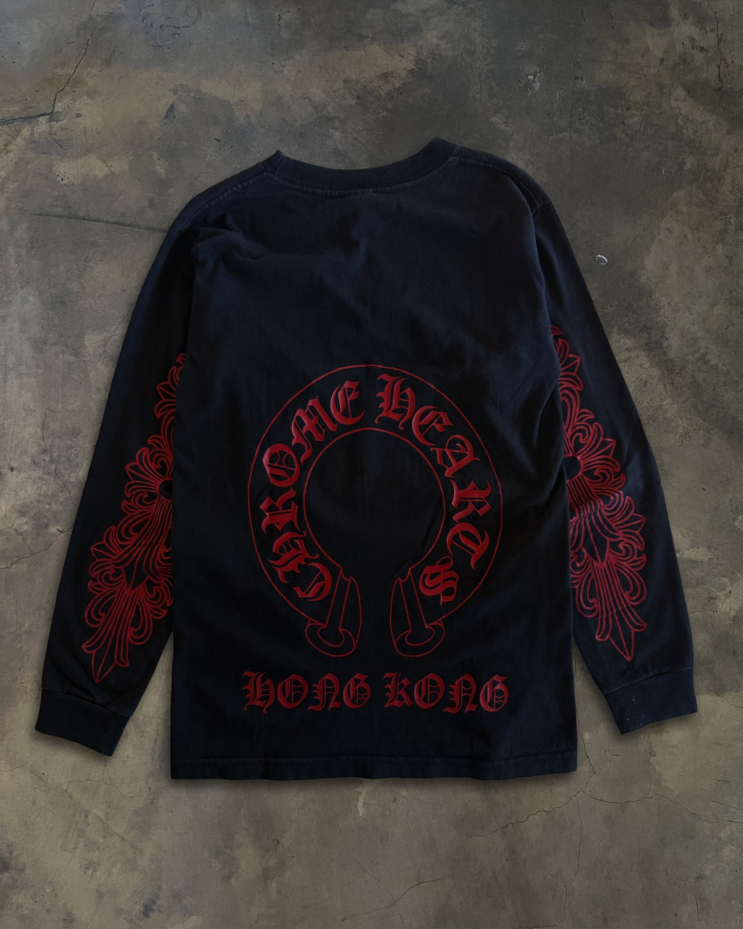 CHROME HEARTS HONG KONG LONGSLEEVE POCKET TEE