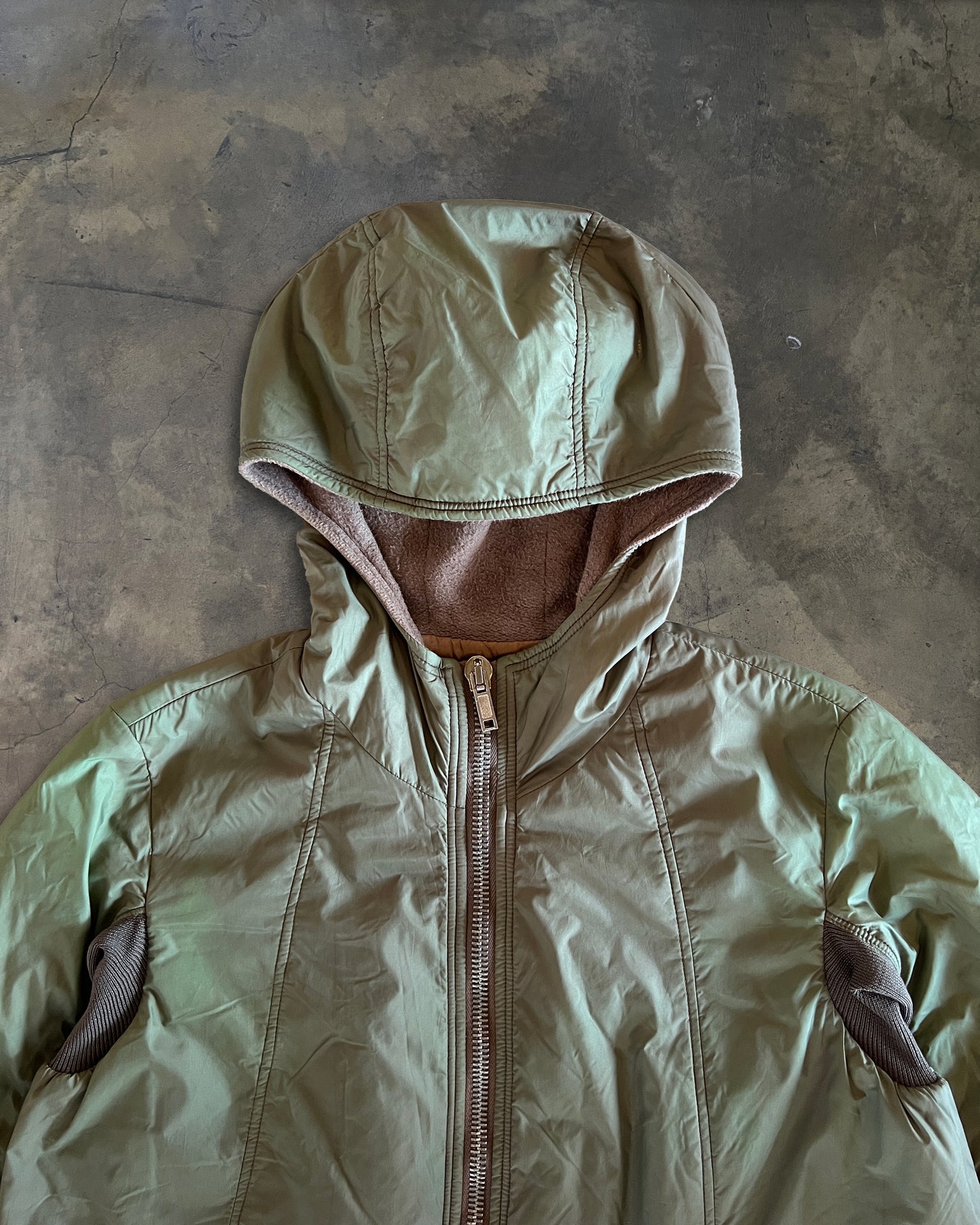 RICK OWENS SS2005 SCORPIO NYLON PADDED JACKET