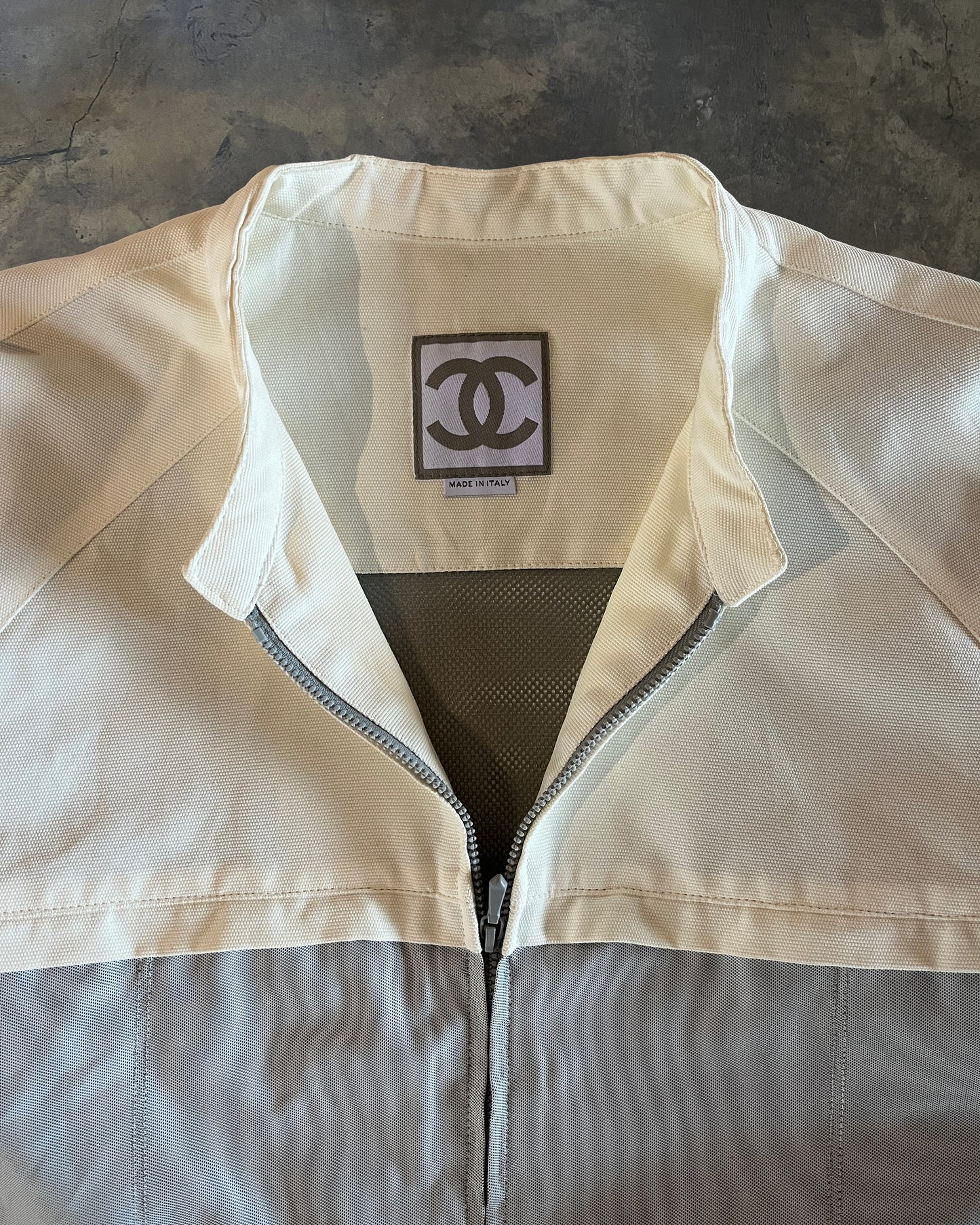 CHANEL SPORT SS2001 BLOUSON TRACK JACKET