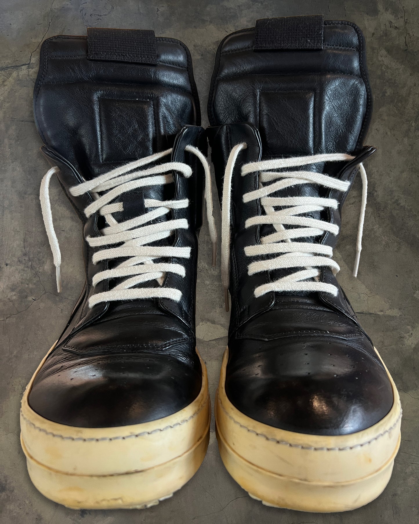 RICK OWENS FW 2016 "MASTODON" GEOBASKETS