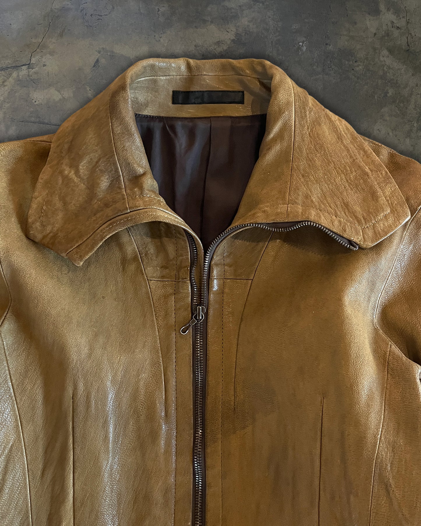 JULIUS FW2011 GOAT LEATHER DUST JACKET