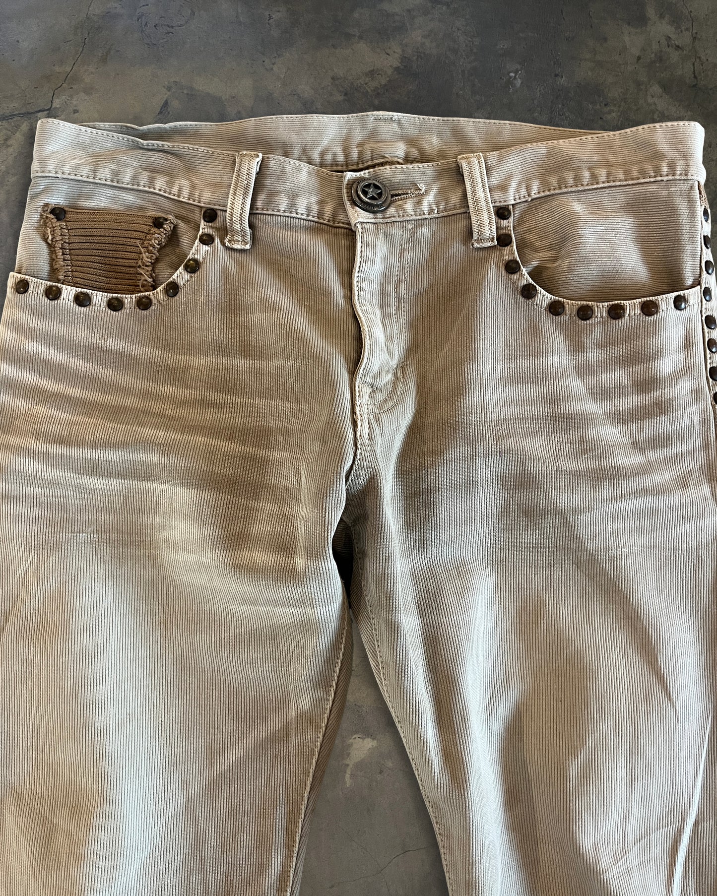 LED RECHWE CORDUROY COWBOY PANTS