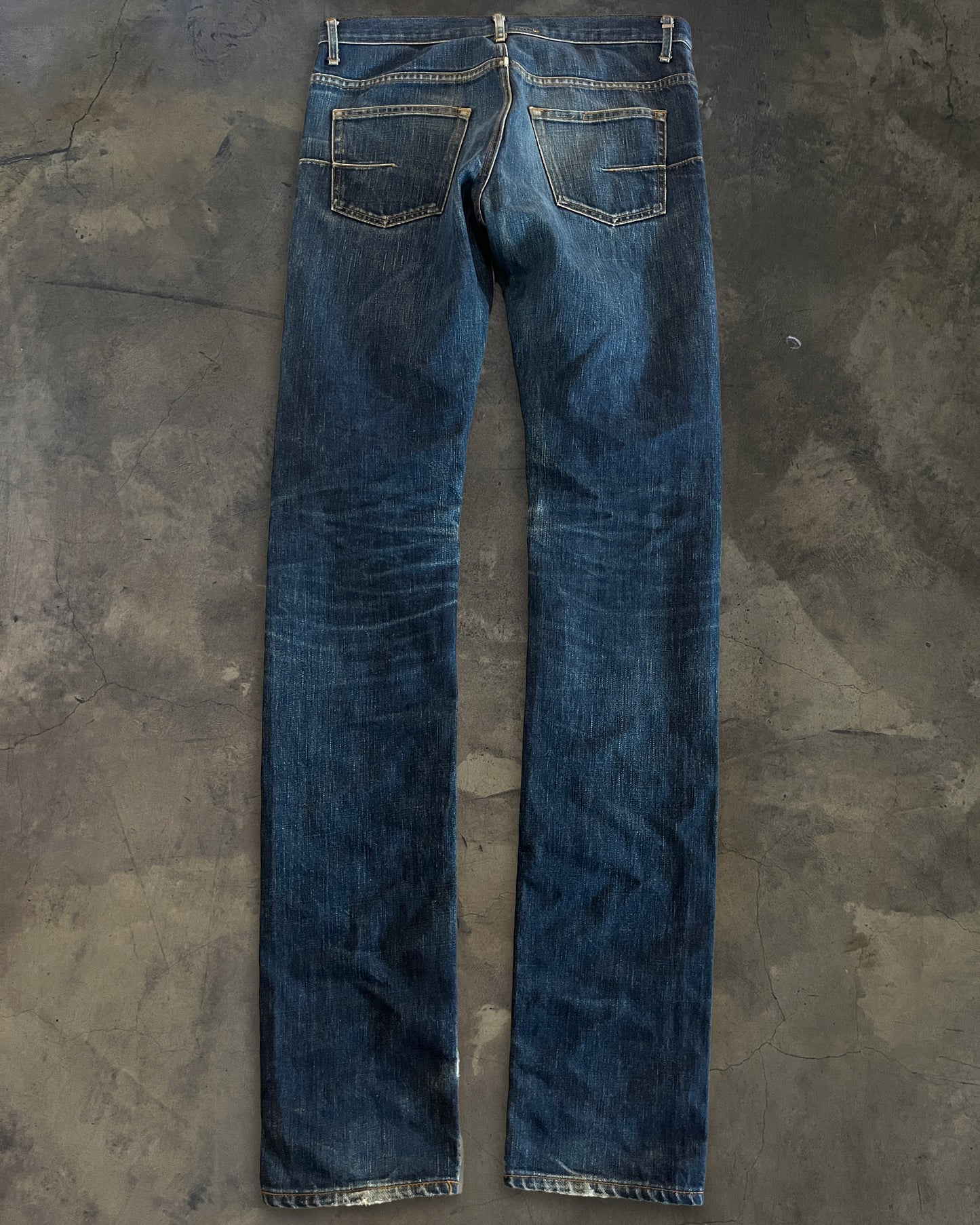 DIOR HOMME SS2006 RAW DENIM JEANS