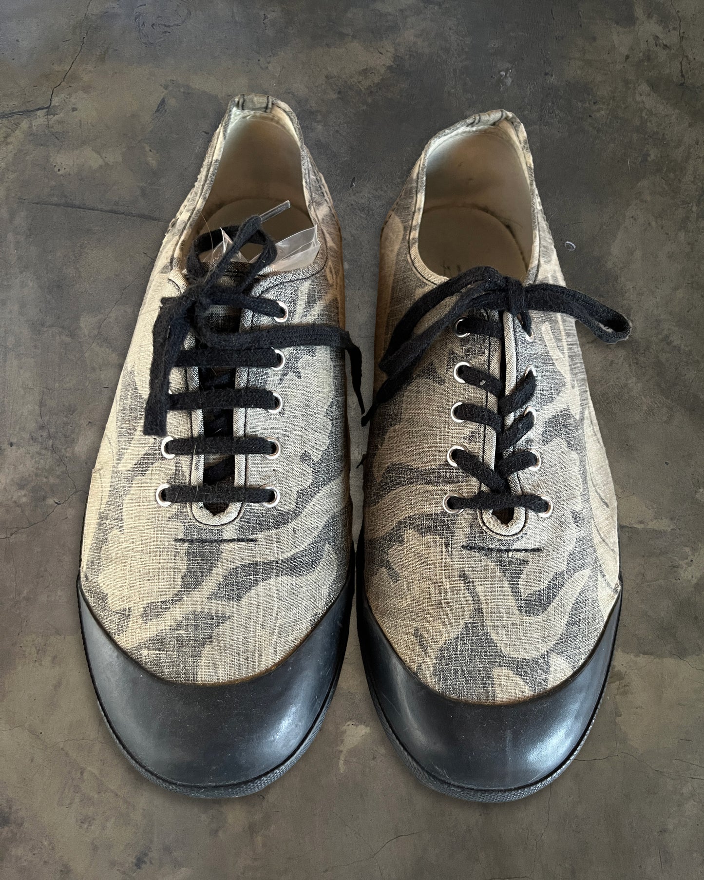 YOHJI YAMAMOTO RUBBER TOE VANS