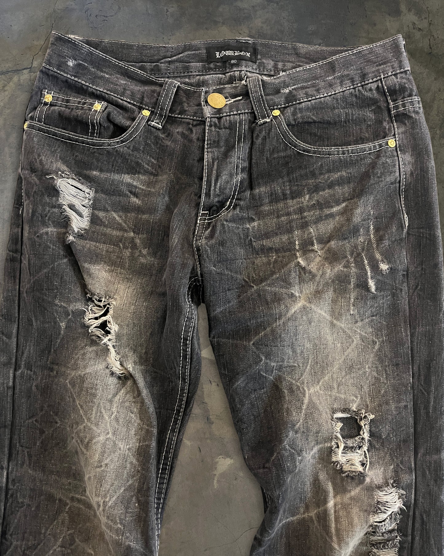LOWBOX HONEYCOMB DARK WASH DENIM