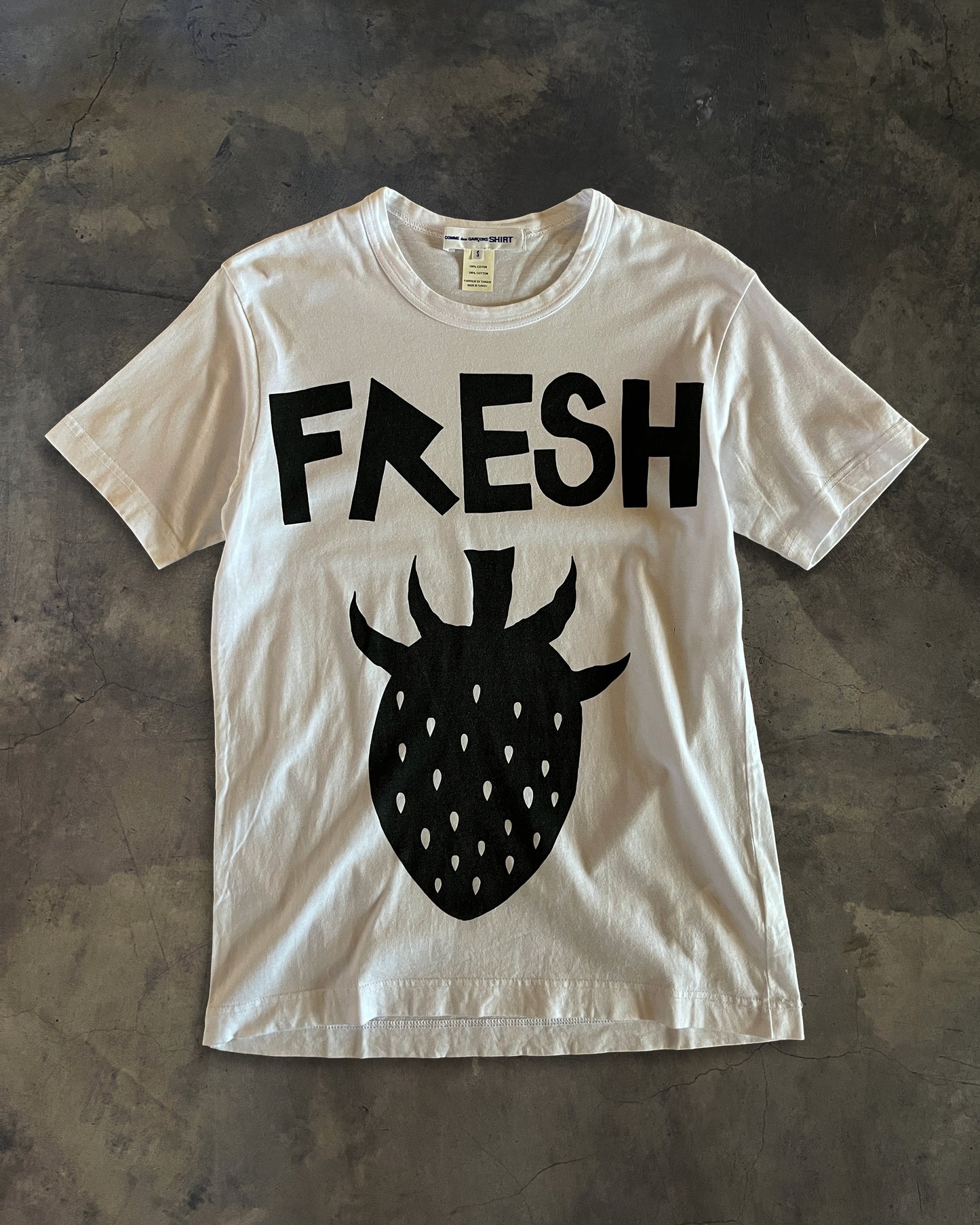 COMME DES GARCONS SHIRT "FRESH" TEE