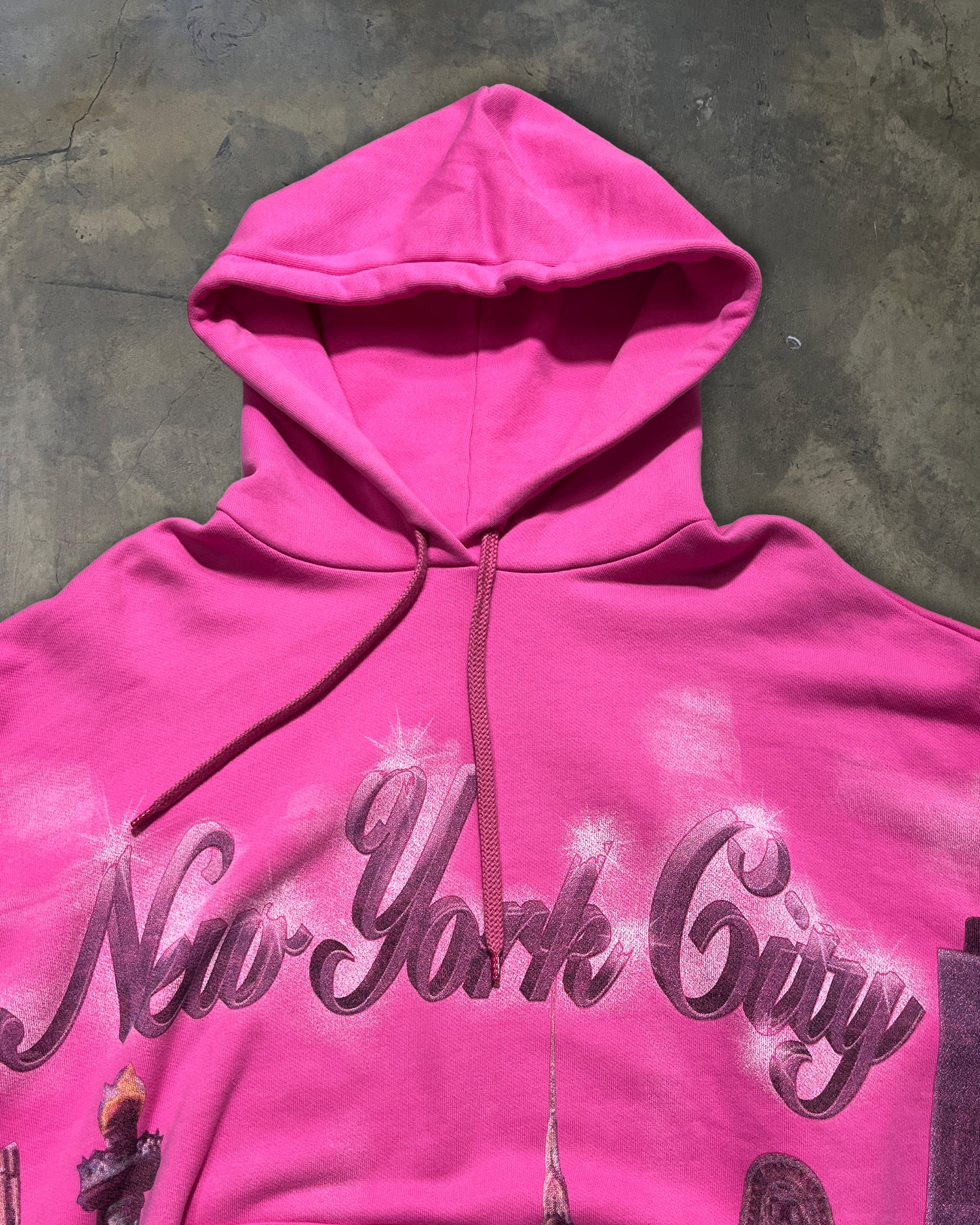 BALENCIAGA RESORT 2017 "NEW YORK CITY" AIRBRUSH HOODIE