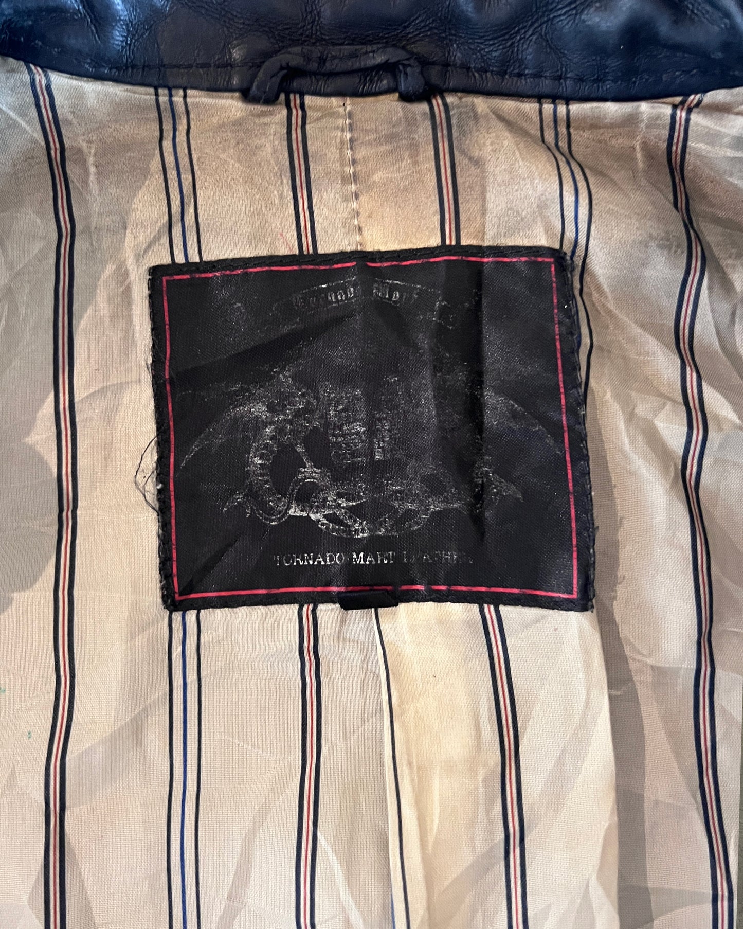 TORNADO MART LEATHER SHIRT