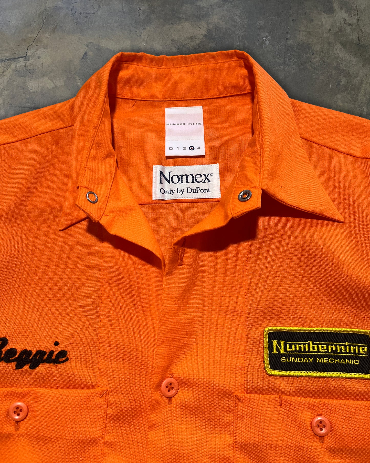 NUMBER (N)INE SS2000 "EXTRA HEAVY" WORK SHIRT