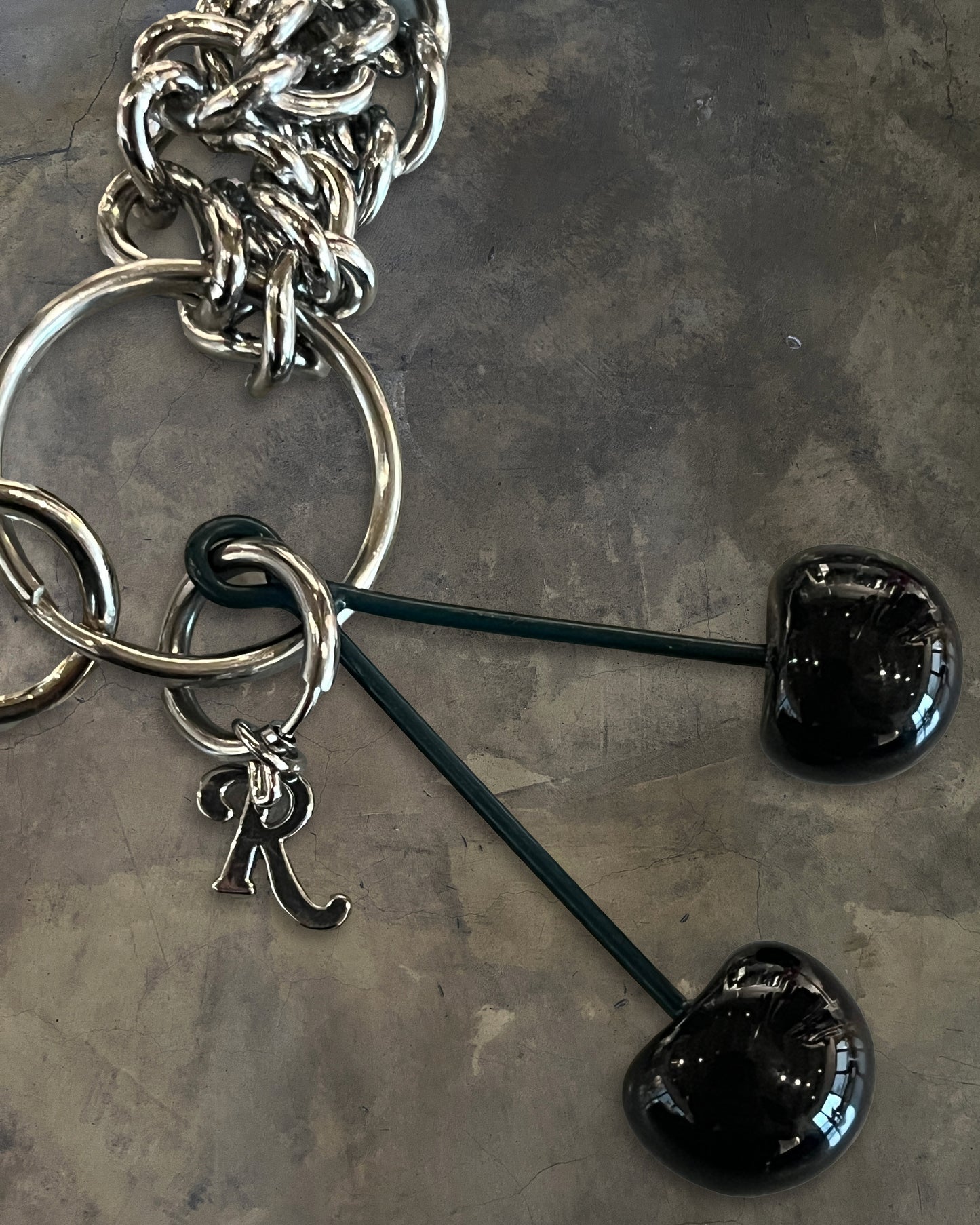 RAF SIMONS AW2019 TWISTED WALLET CHAIN