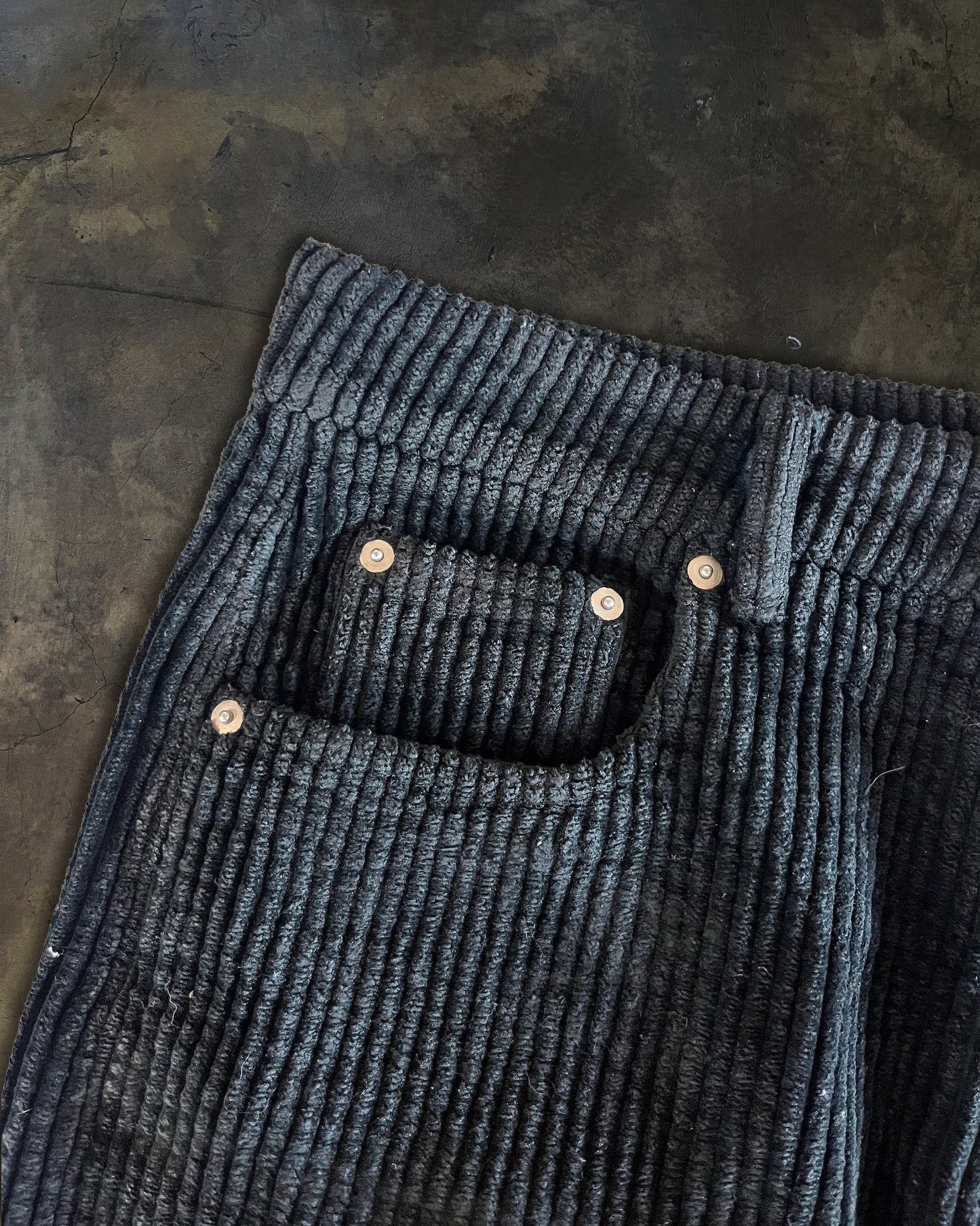 RICK OWENS FW2023 "PORTERVILLE" HEAVY CORDUROY GETH CUT