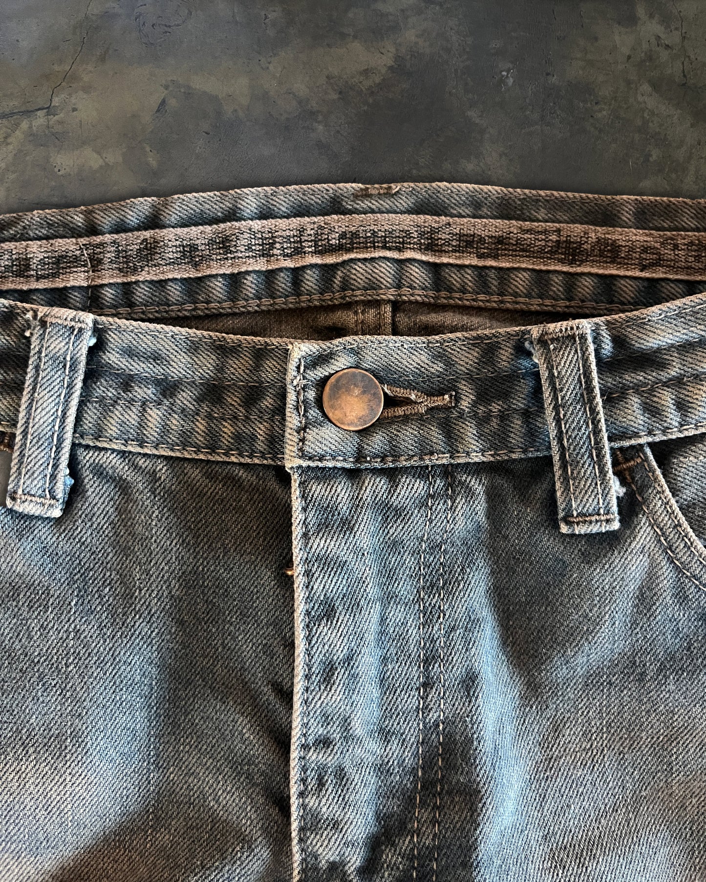 NUMBER (N)INE SS2007 "ABOUT A BOY" MUDWASH PAIN DENIM