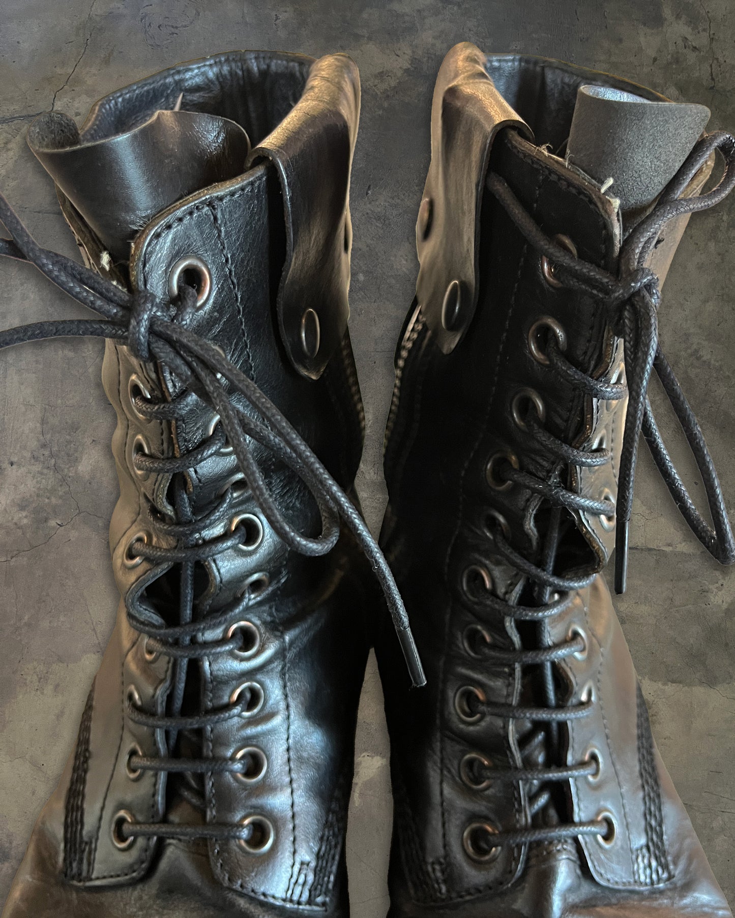 ANN DEMEULEMEESTER FW2006 RUNWAY COMBAT BOOTS