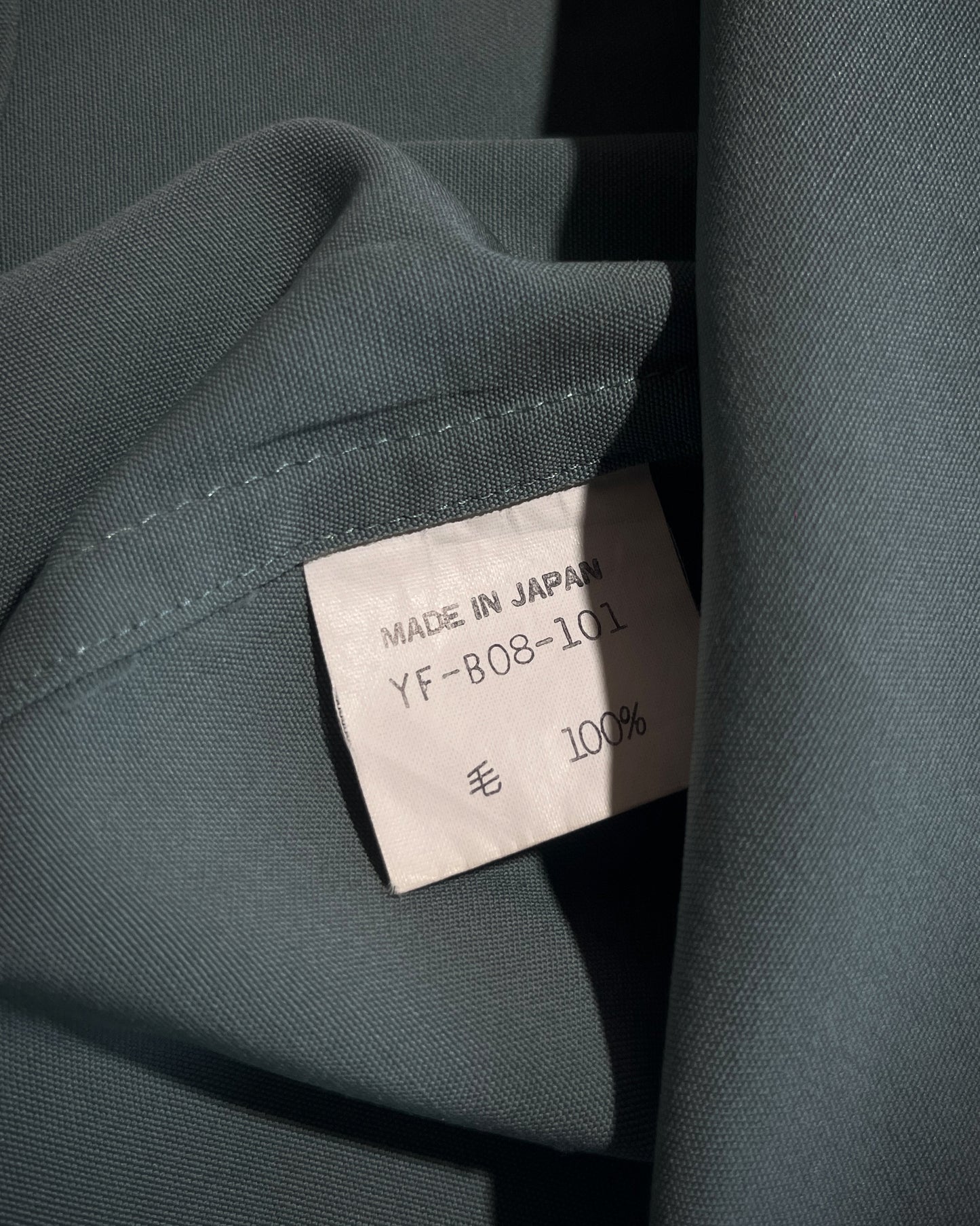 YOHJI YAMAMOTO Y'S ASYMETTRICAL POCKET BUTTON UP