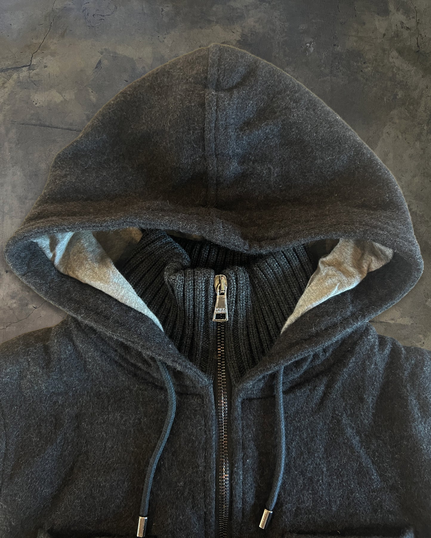 00's DOLCE GABBANA HOODED VEST