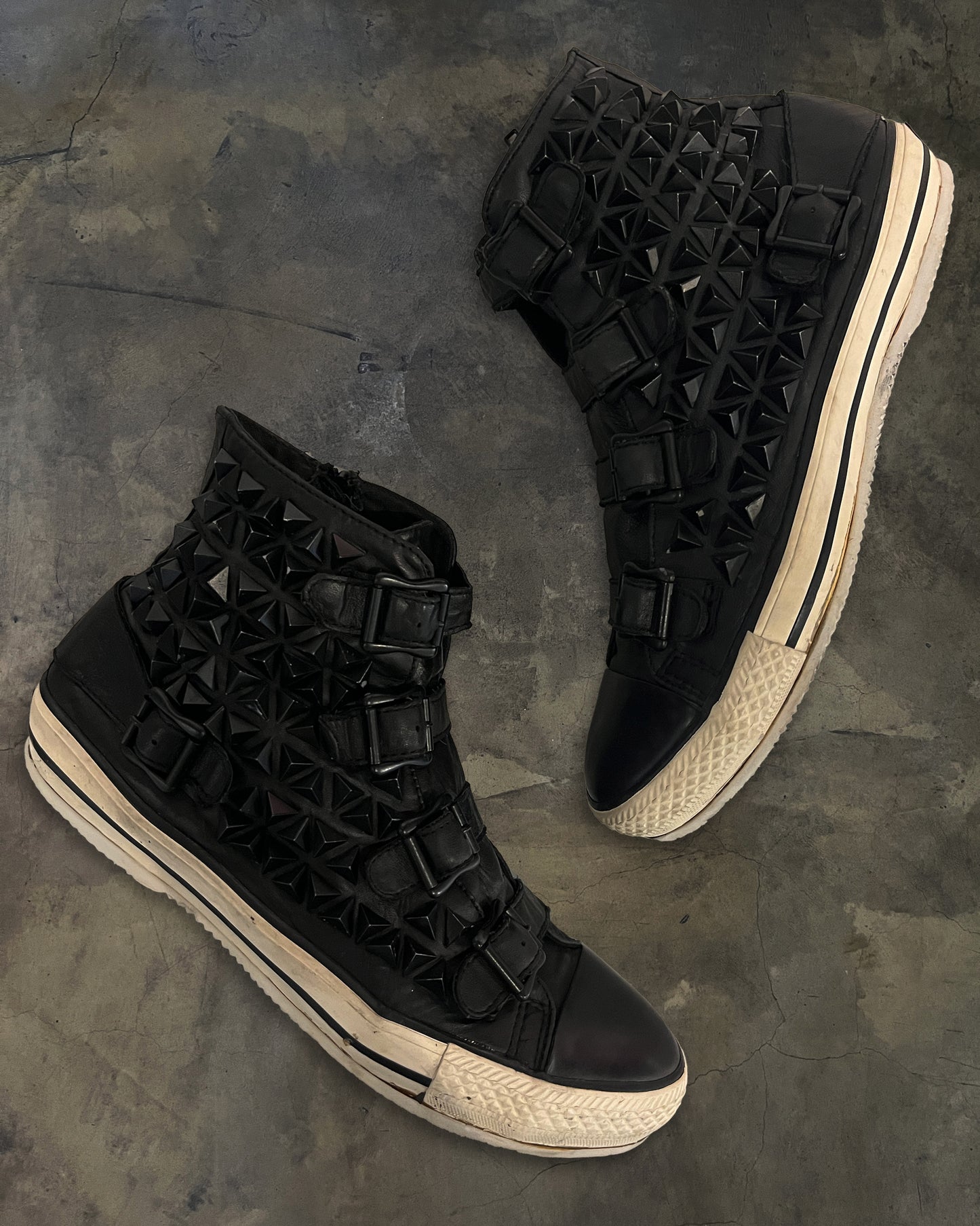 ASH STUDDED HIGH TOP SNEAKERS