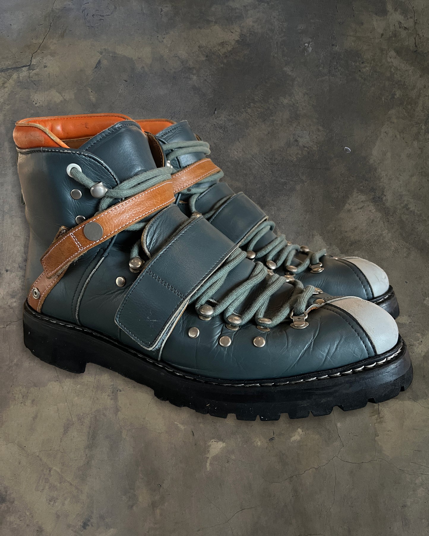 UNDERCOVER SS2010 "LESS BUT BETTER" HIKING BOOTS
