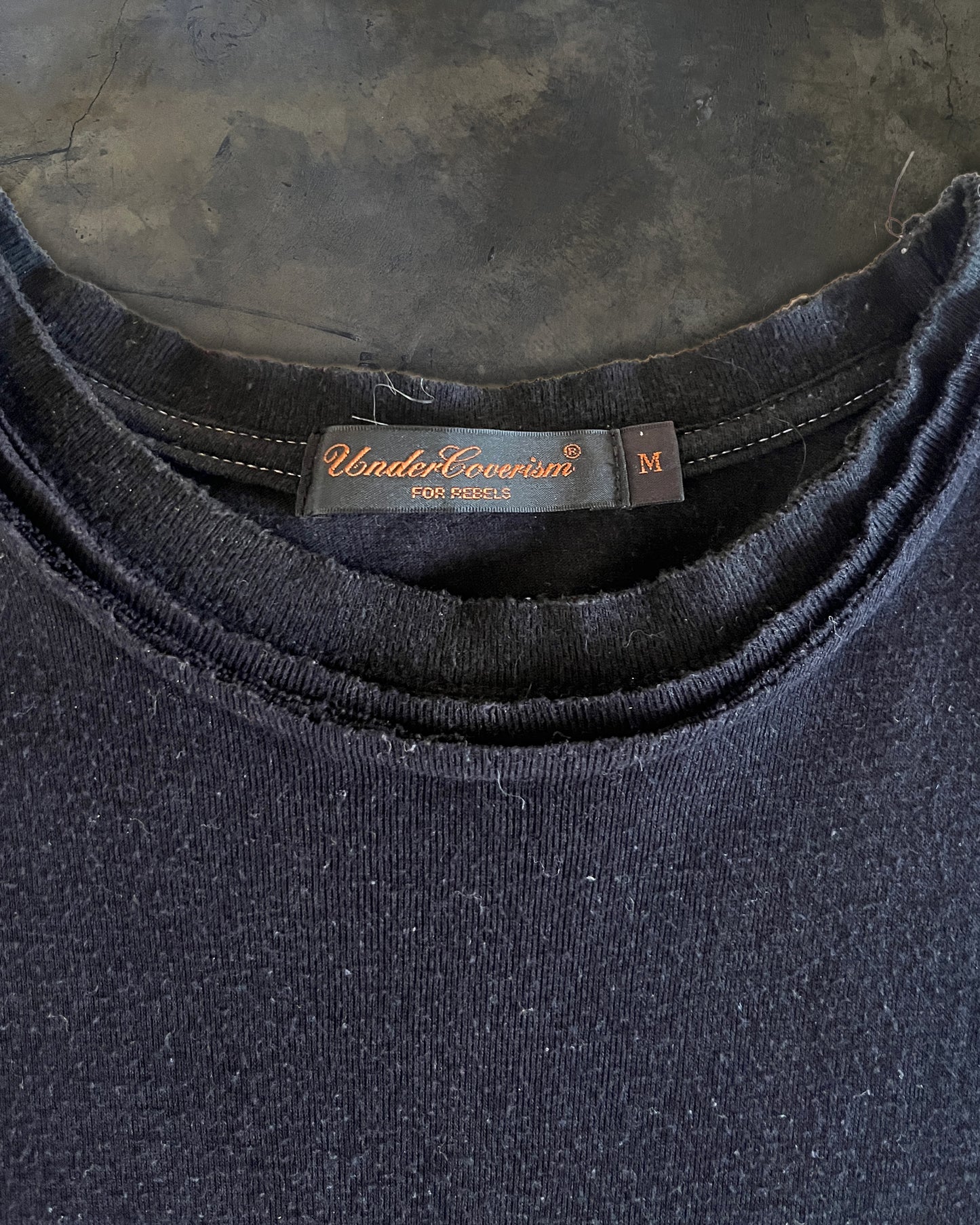 UNDERCOVER AW2004 SICK PATCH LAYERED TEE
