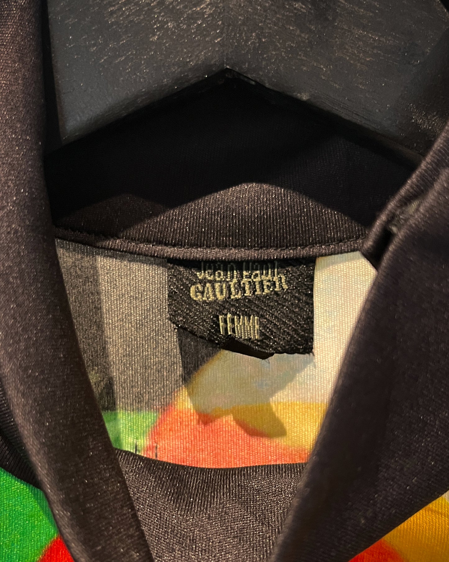 JEAN PAUL GAULTIER SS2000 PSYCHEDELIC TURTLENECK