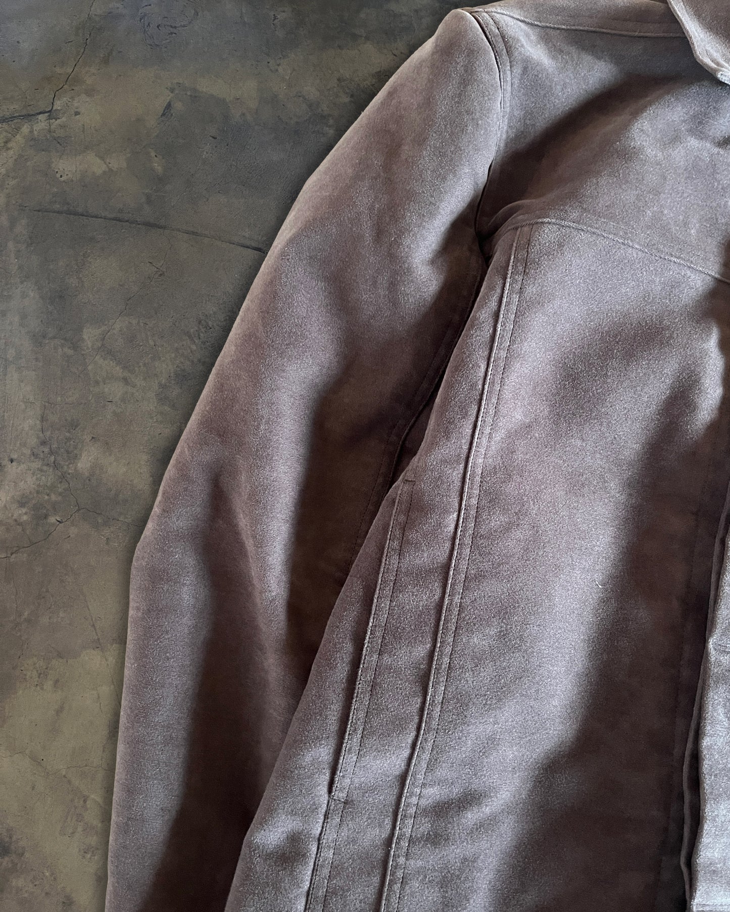 RICK OWENS FW2018 "SISYPHUS" MOLESKIN WORKER JACKET