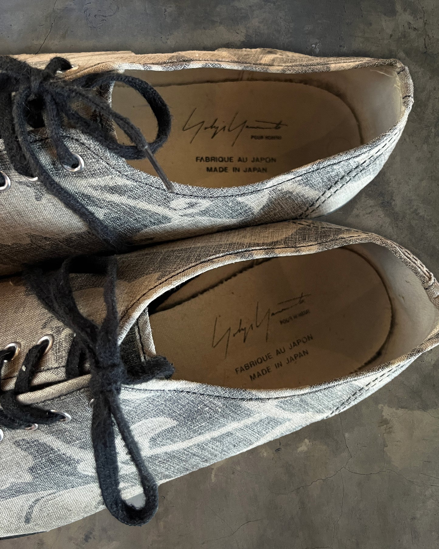 YOHJI YAMAMOTO RUBBER TOE VANS