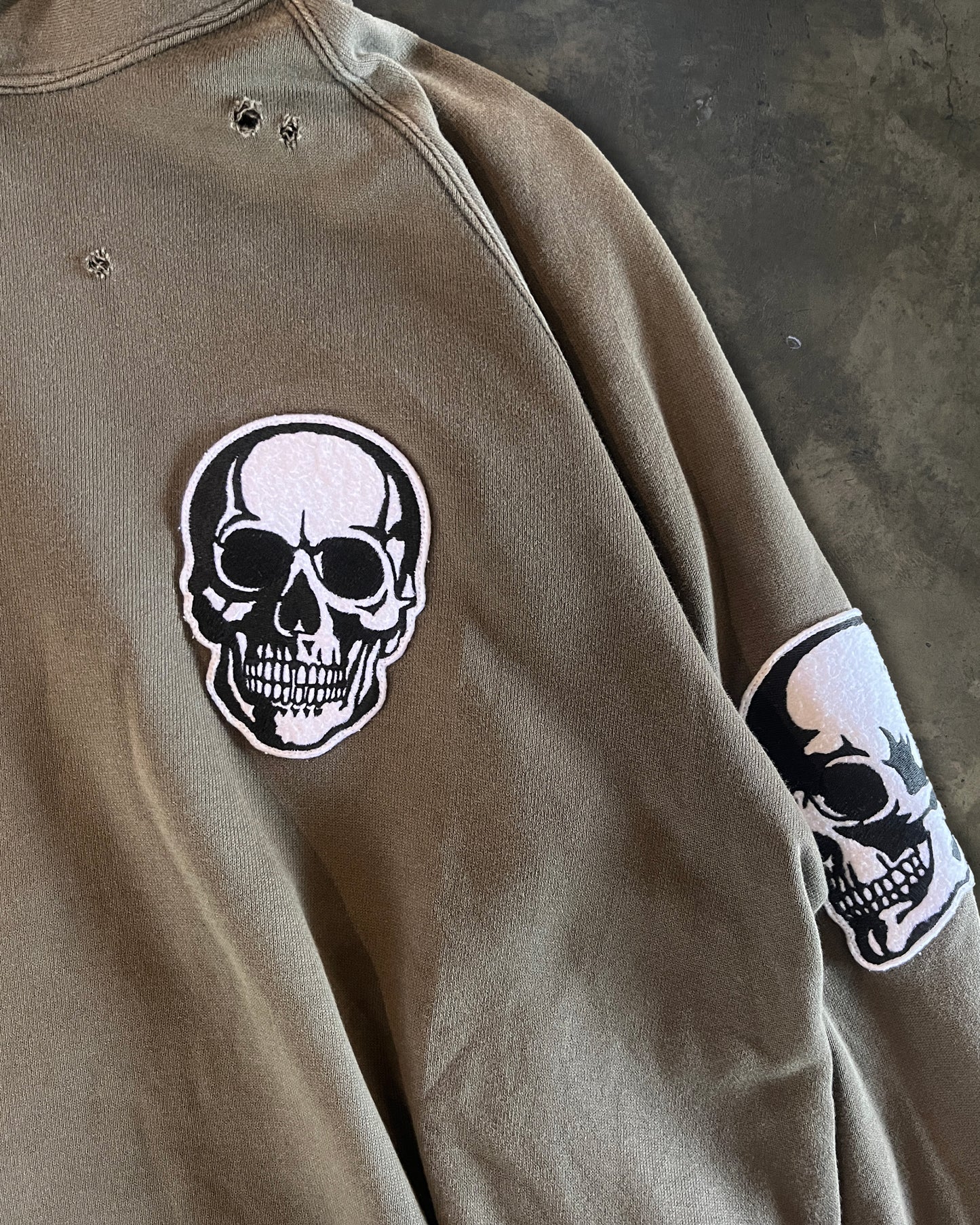 NUMBER (N)INE SS04 DOUBLE SKULL HOODIE